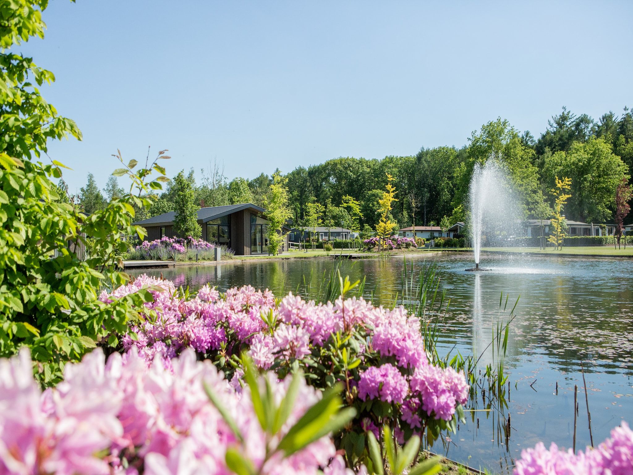 Parkfaciliteiten bij Vakantiepark Molenvelden 9 in Veldhoven