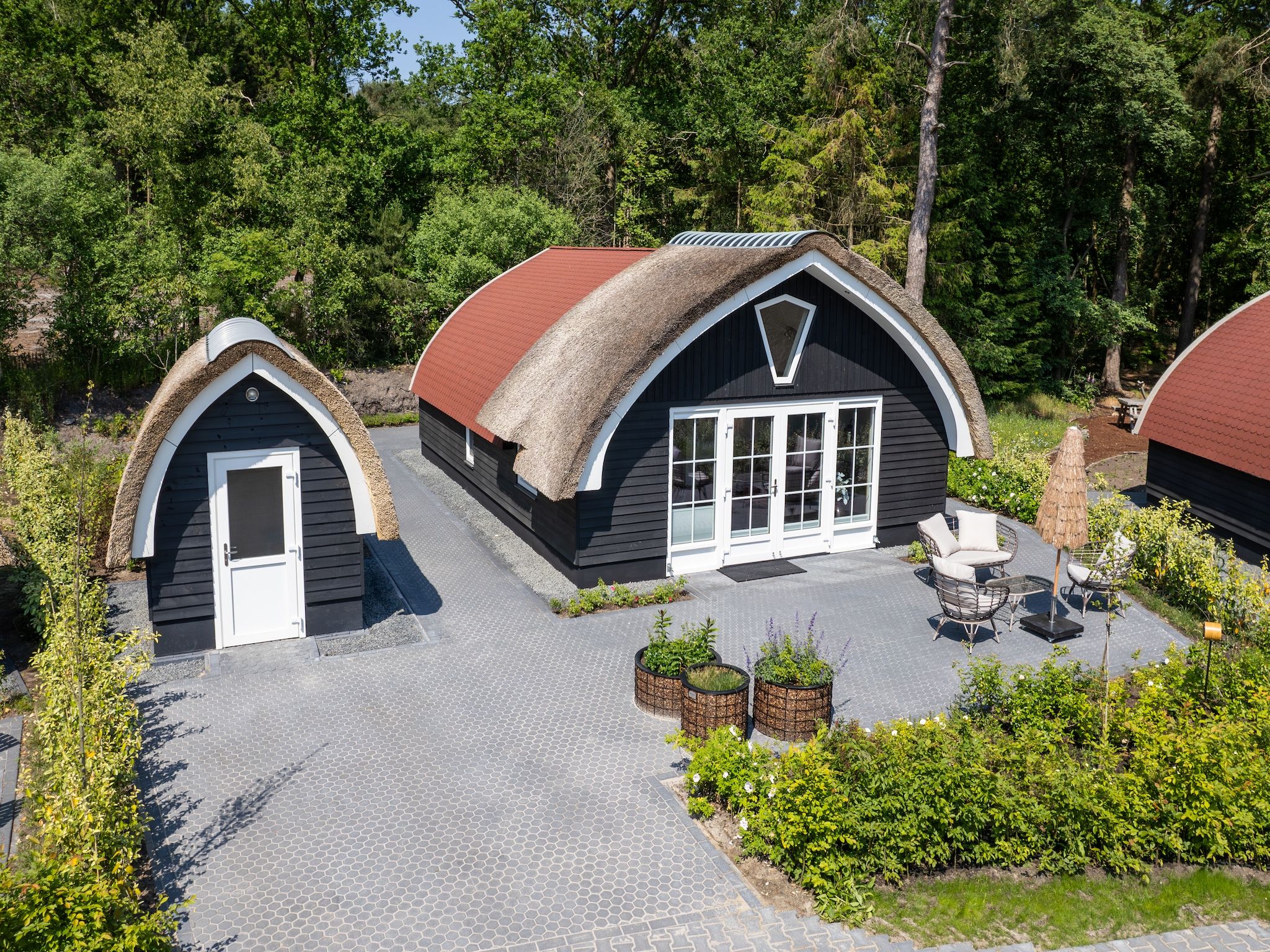 De buitenkant van 't Landgoed Baars 3 in Baars