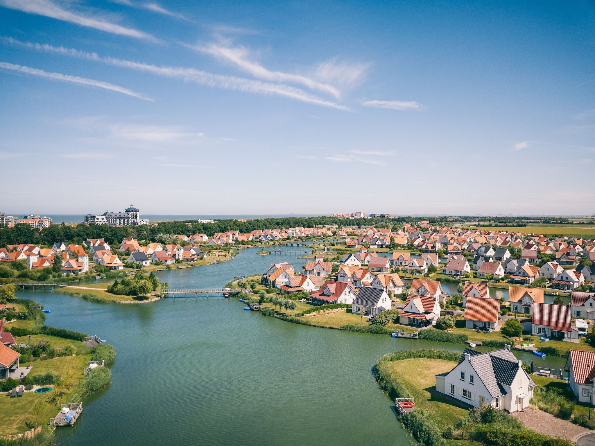 De buitenkant van Noordzee Résidence Cadzand-Bad 38 in Cadzand-Bad