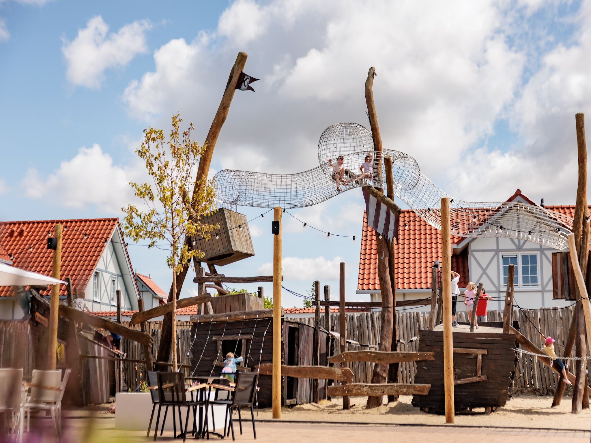 Parkfaciliteiten bij Noordzee Résidence Cadzand-Bad 38 in Cadzand-Bad