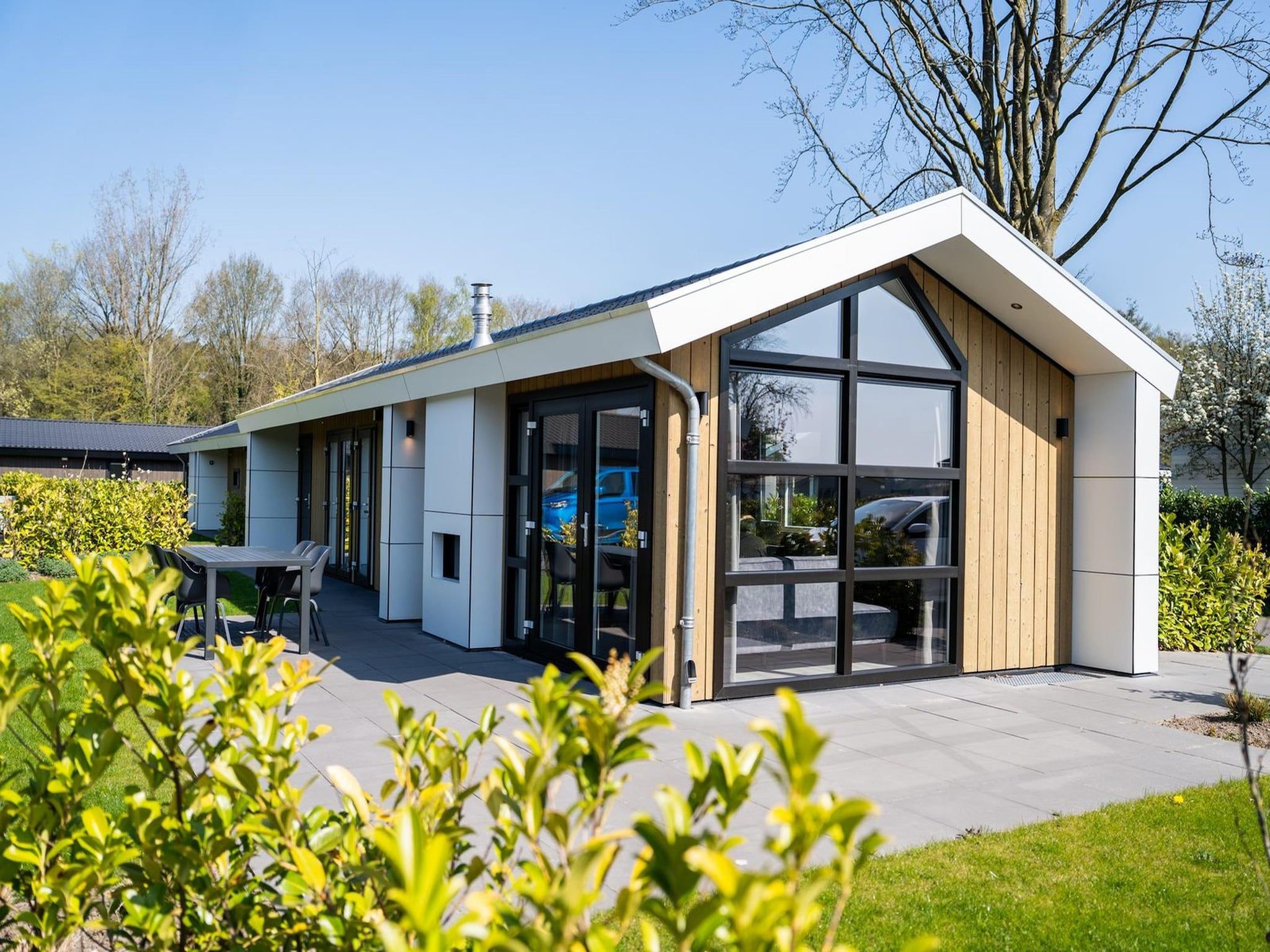 De buitenkant van Vakantiepark Molenvelden 11 in Veldhoven