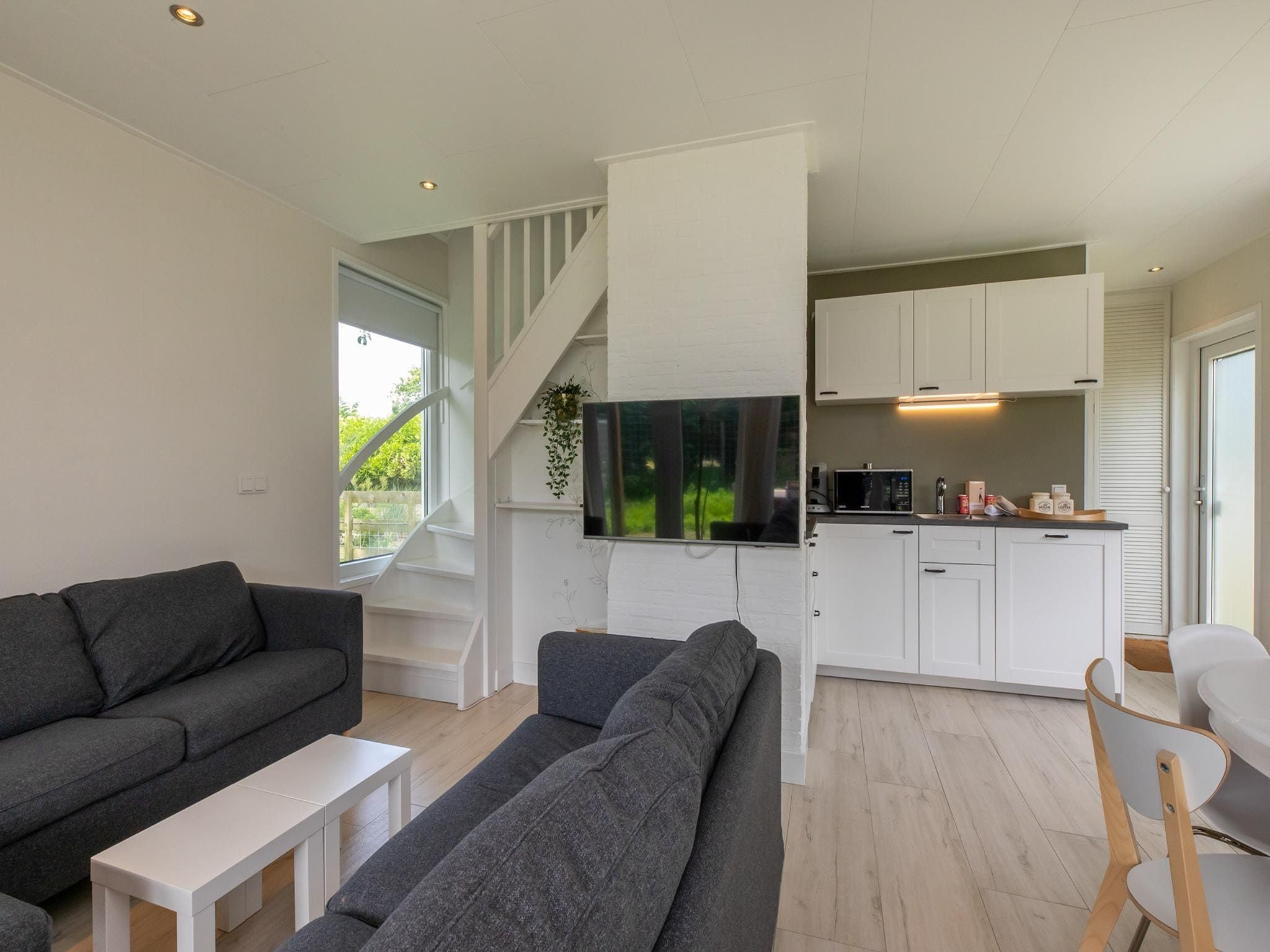 De woonkamer van Vakantiewoning - Horizon 14  Renesse in Renesse