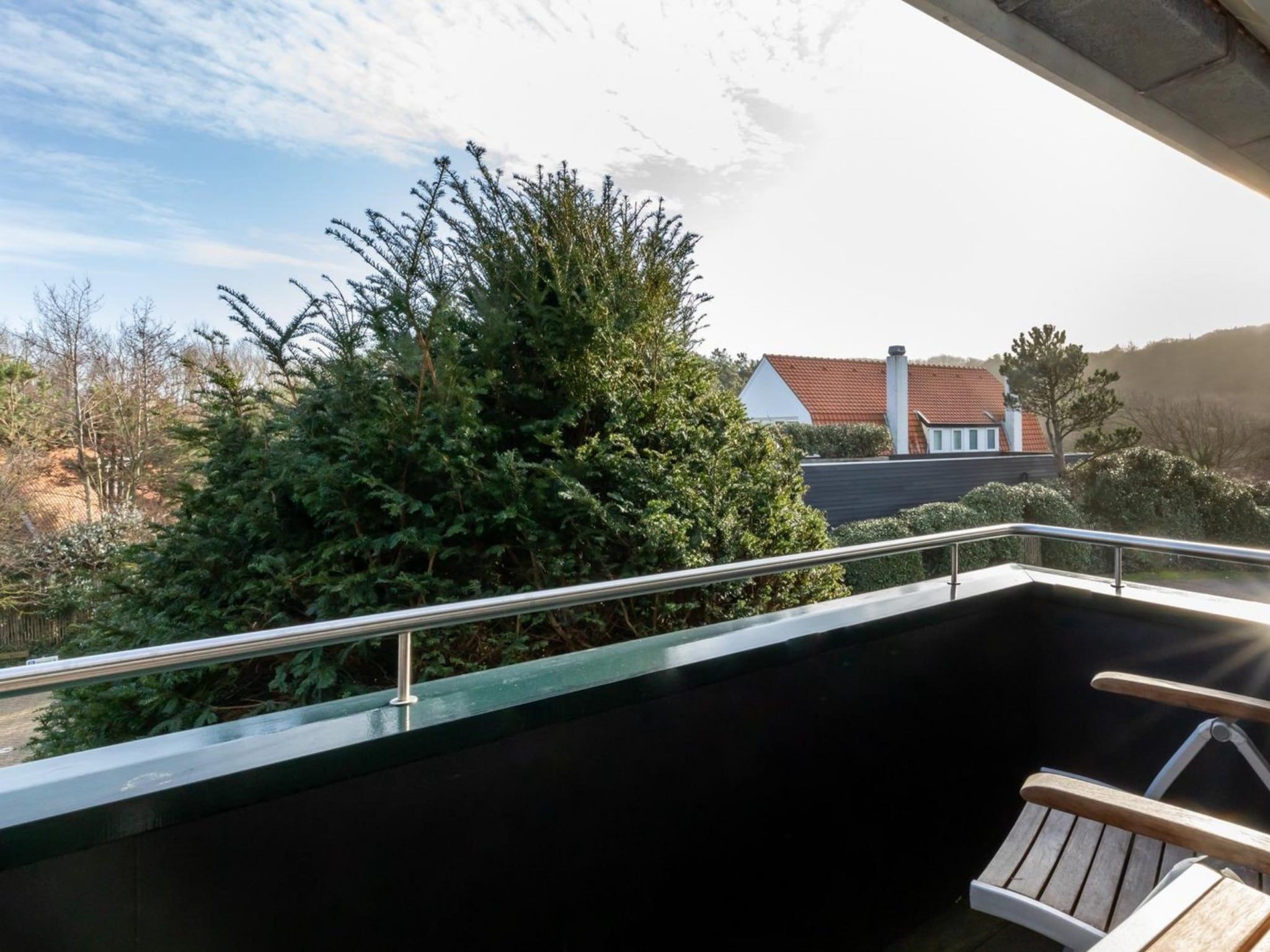 Het terras van Duinweg 117-14 in Zoutelande