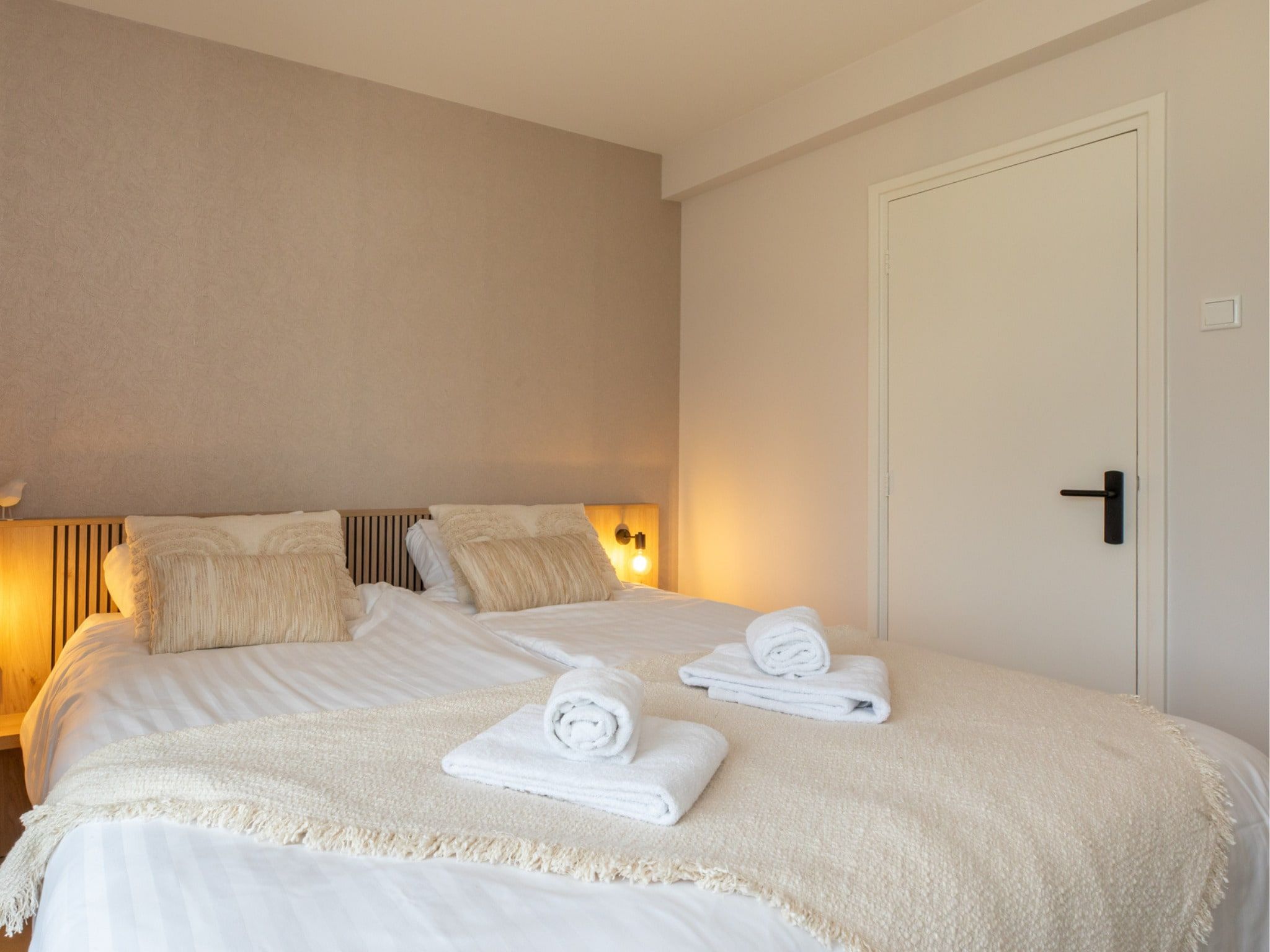 Een slaapkamer van Nieuwstraat 1  Zoutelande 'Kurhaus - 2 in Zoutelande