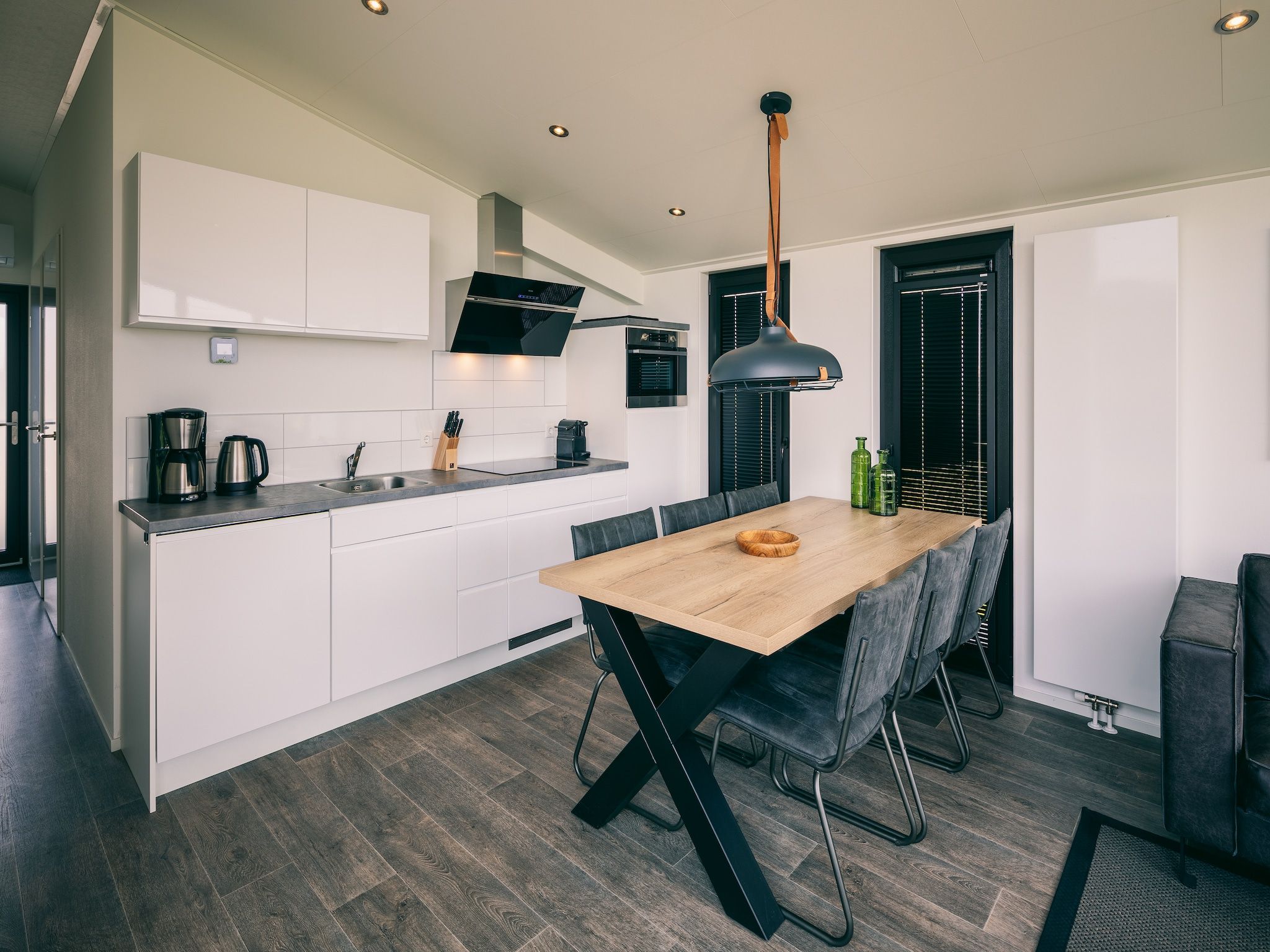 De keuken van Vakantiepark Zeedijk 5 in Herkingen