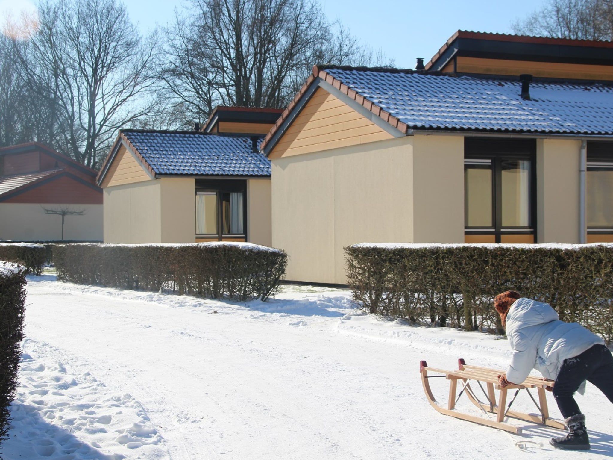De buitenkant van 6 pers Welness huis 83 in Zevenhuizen