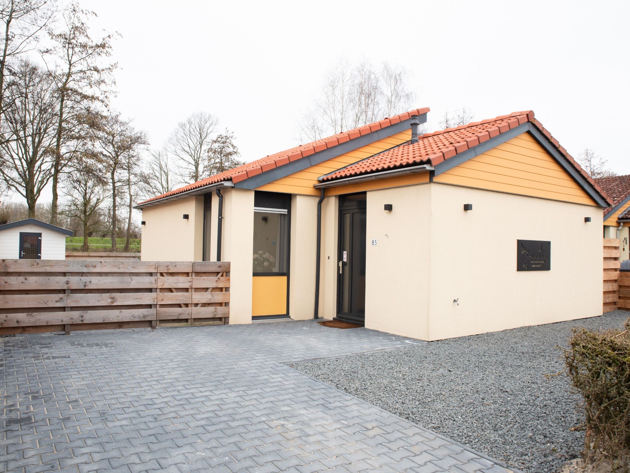 De buitenkant van 6 pers Welness huis 83 in Zevenhuizen