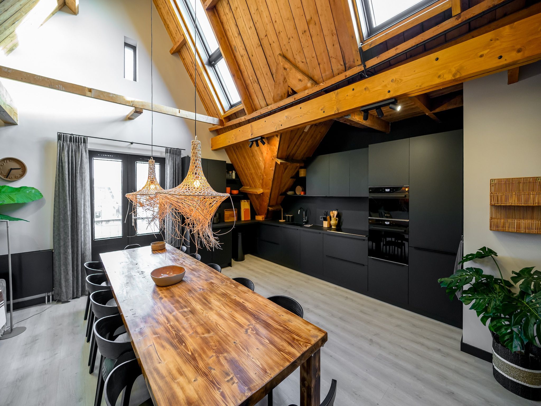 De keuken van Loft Loopuyt in Julianadorp