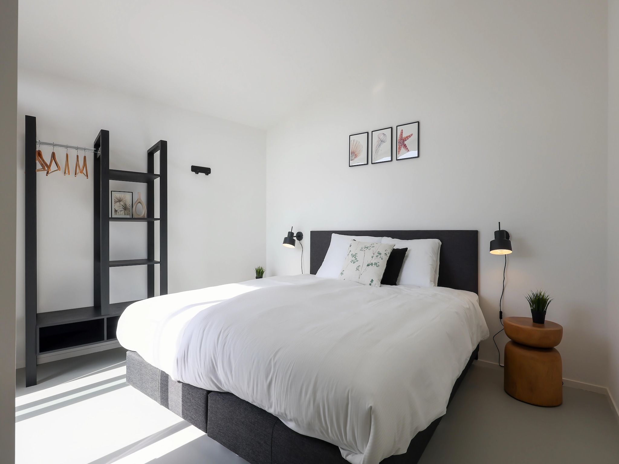 Een slaapkamer van Heerlijkheid Vlietenburg 12 in Wissenkerke