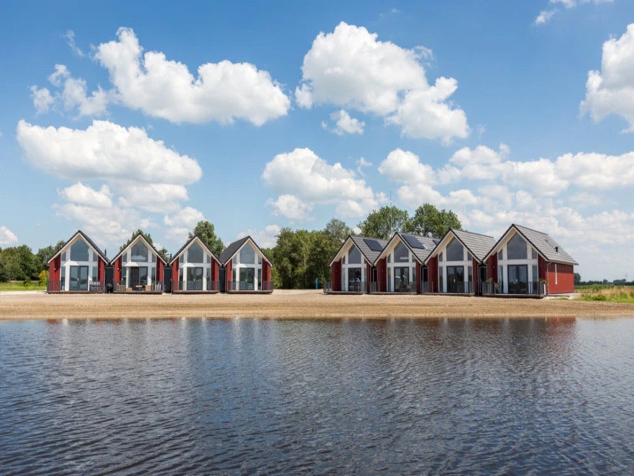 Het uitzicht vanaf Waterpark Langelille 3 in Langelille