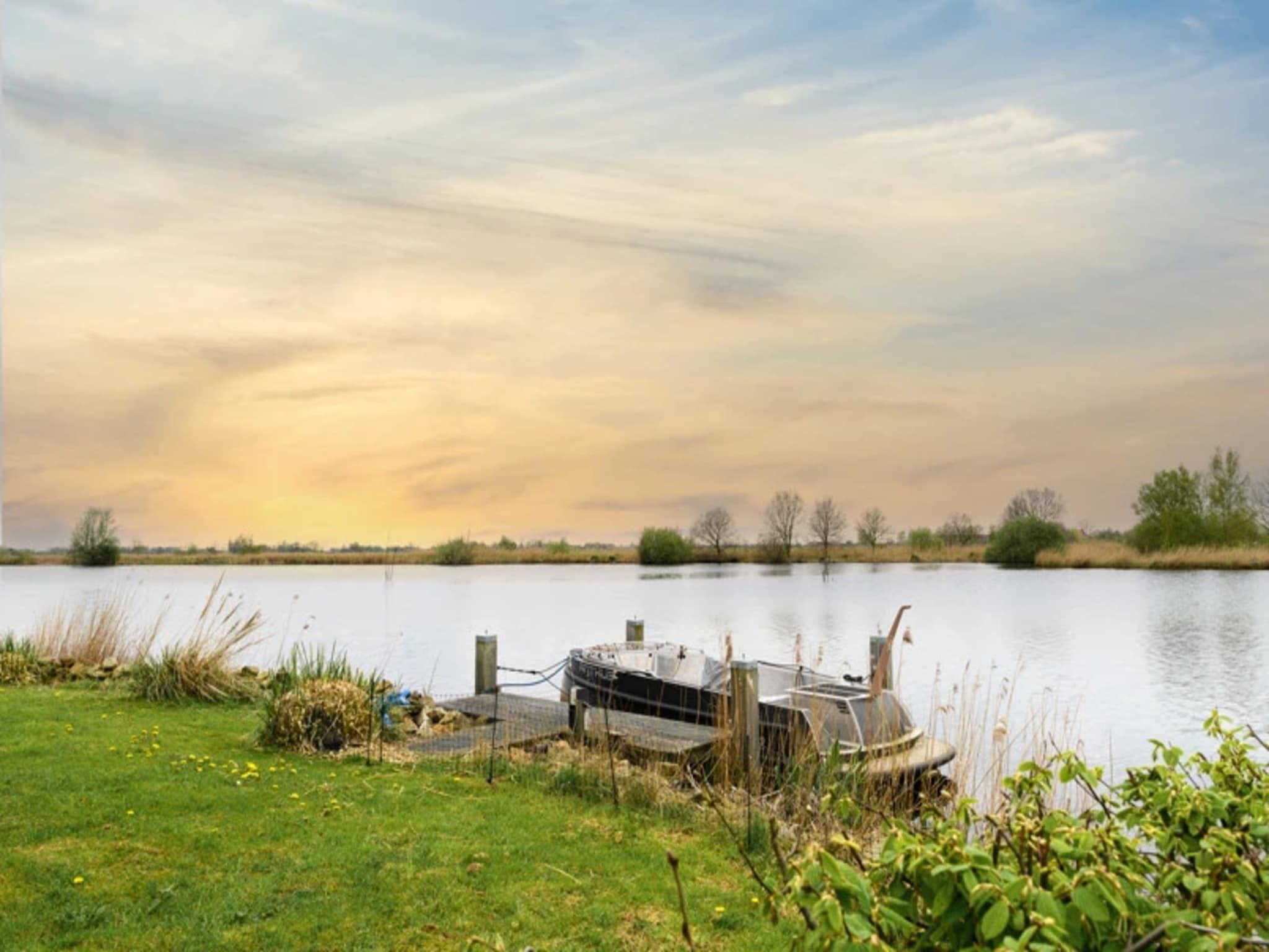 Het uitzicht vanaf Waterpark Langelille 4 in Langelille