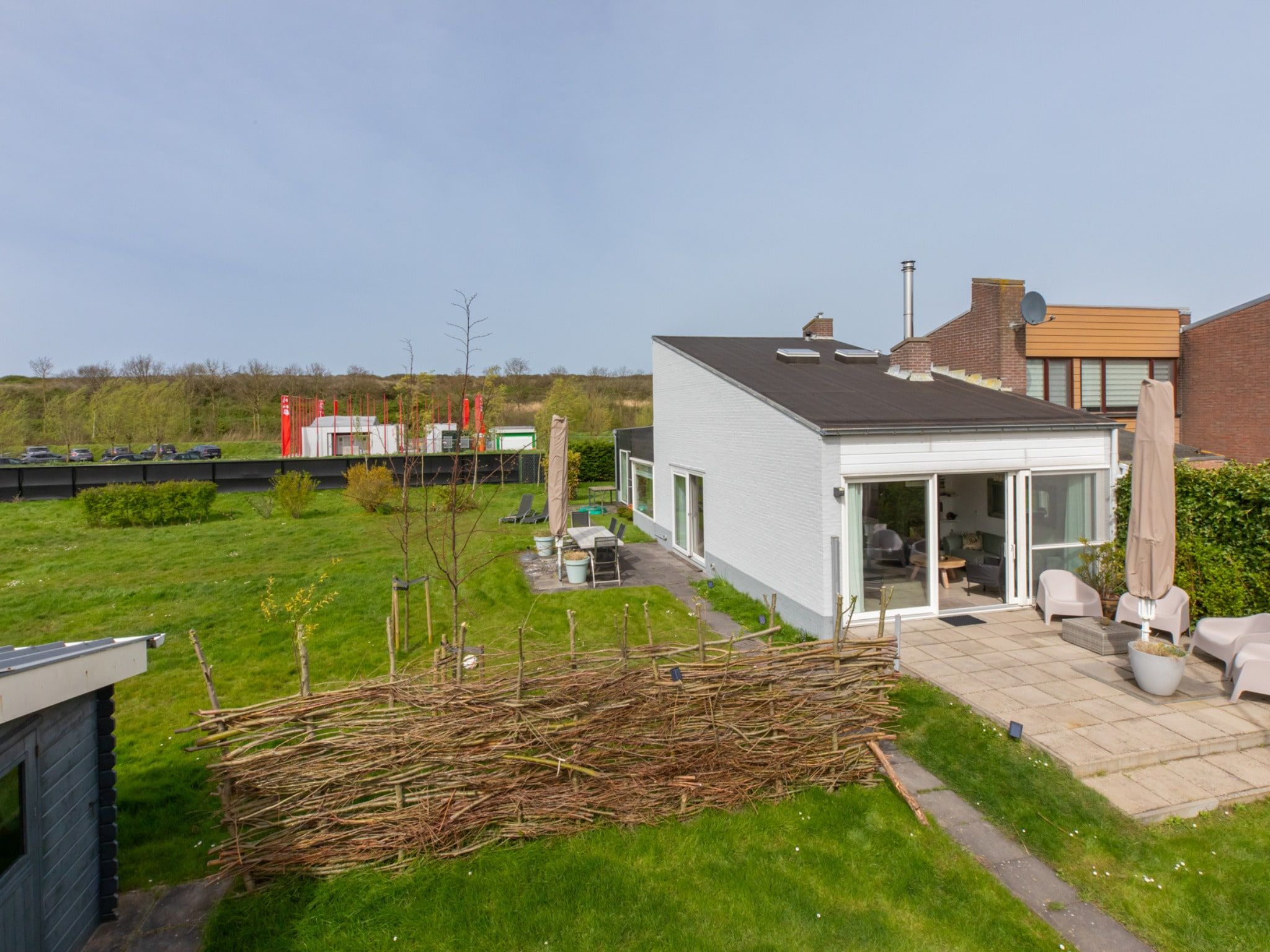 De buitenkant van Vakantiehuis - Lepelblad 97 in Nieuwvliet