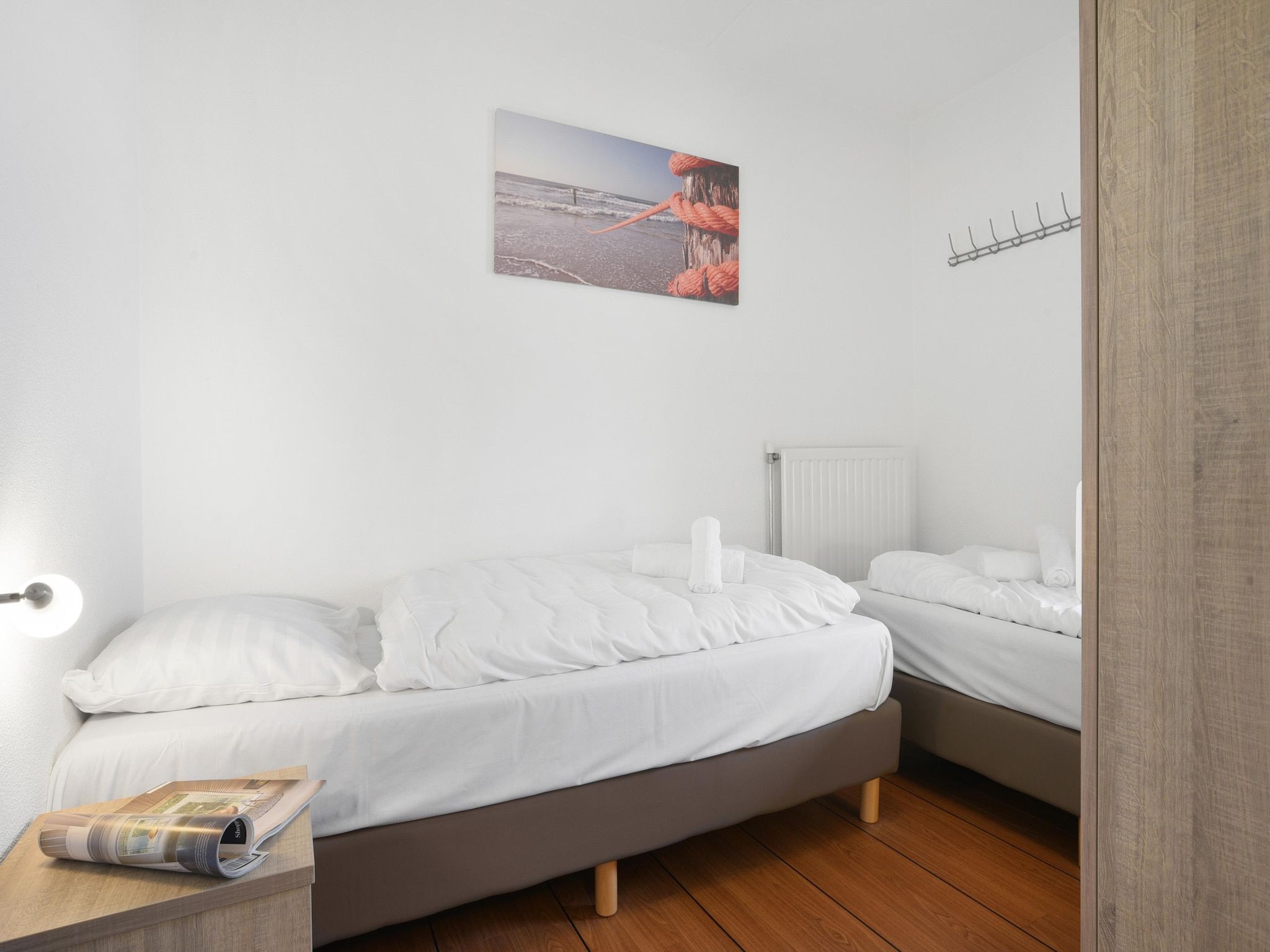 Een slaapkamer van Parc Port Greve 9 in Brouwershaven