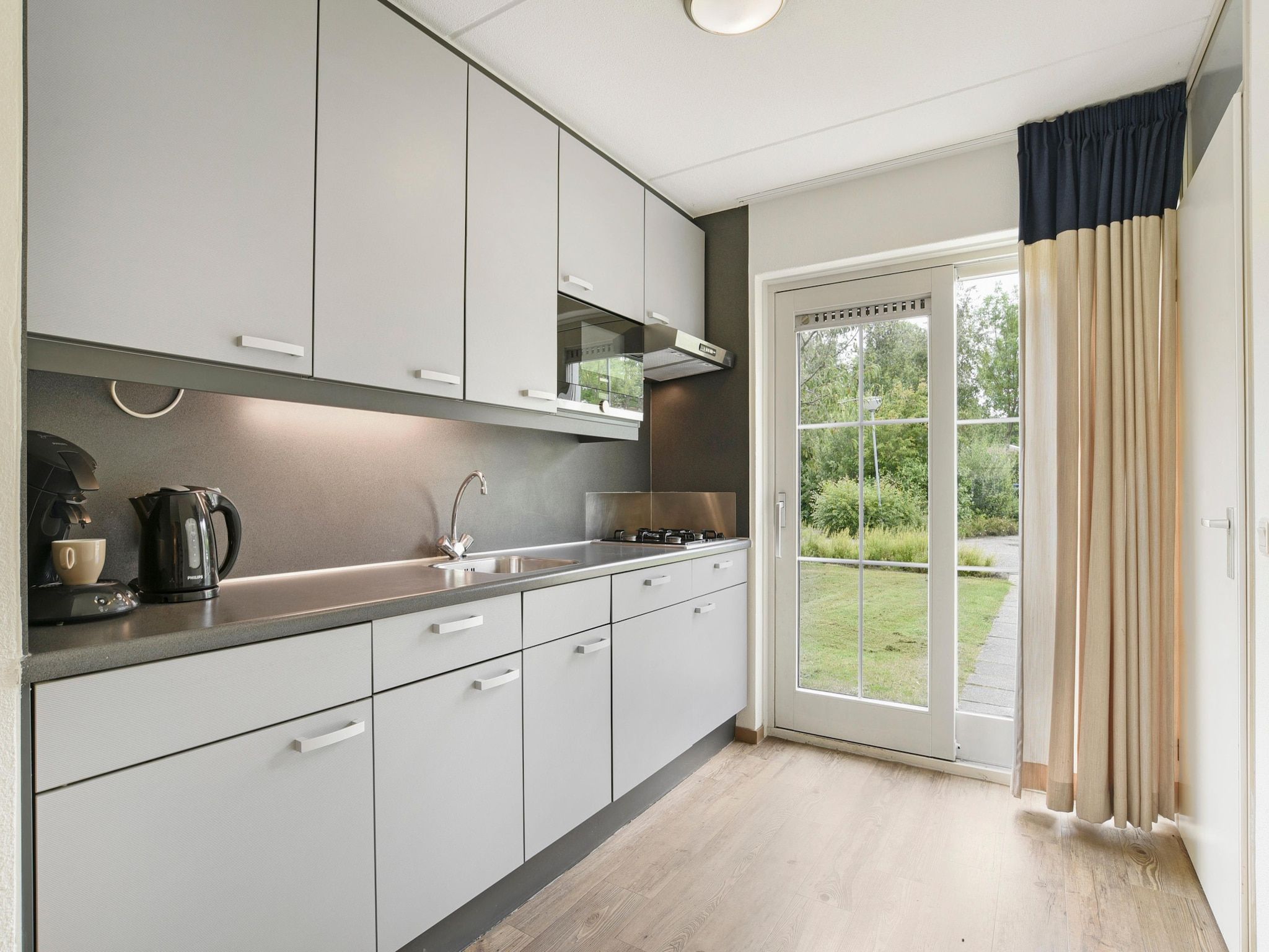 De keuken van Parc Port Greve 12 in Brouwershaven