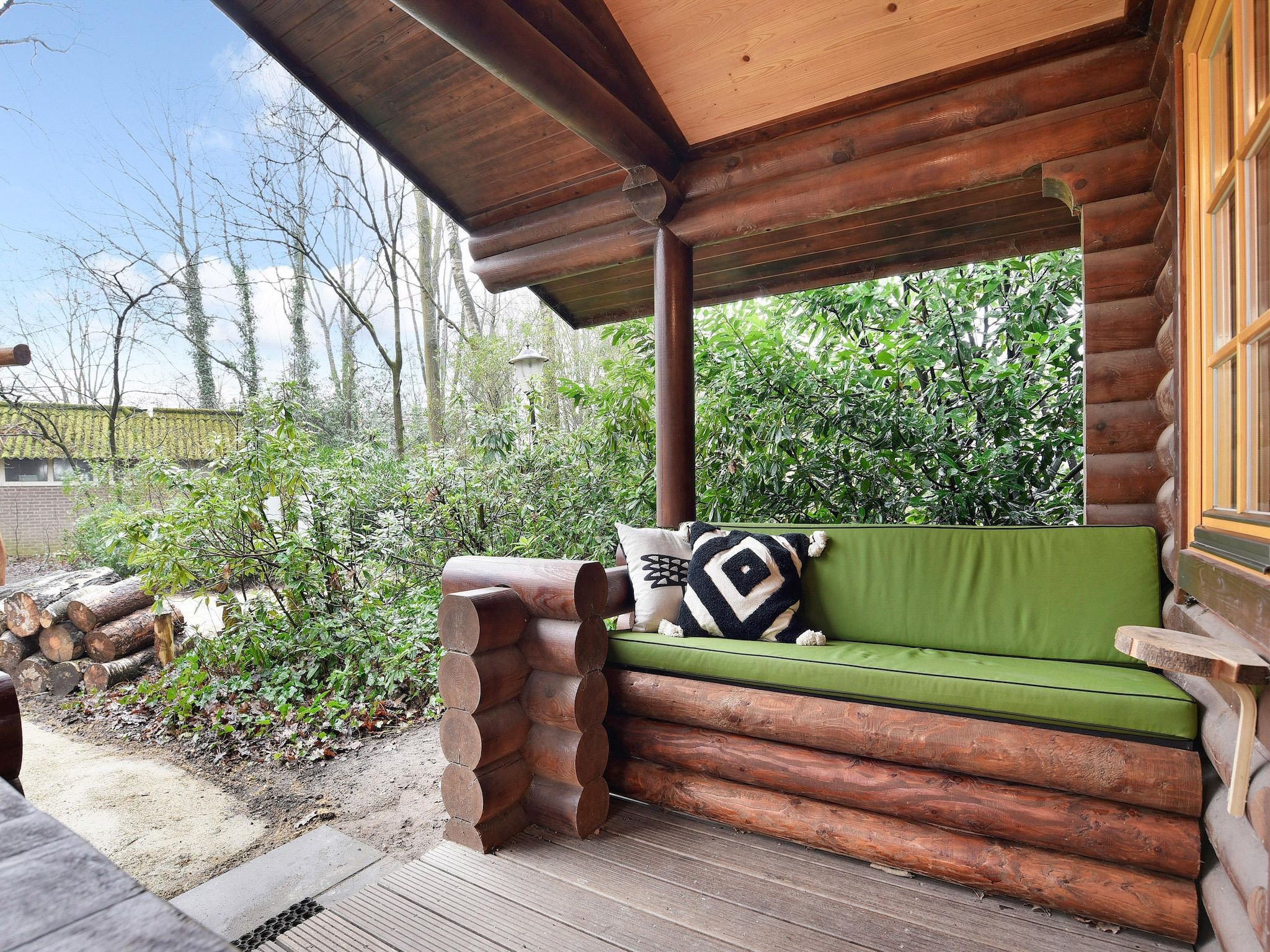 Het terras van Parc Duc de Brabant 3 in Diessen-Baarschot