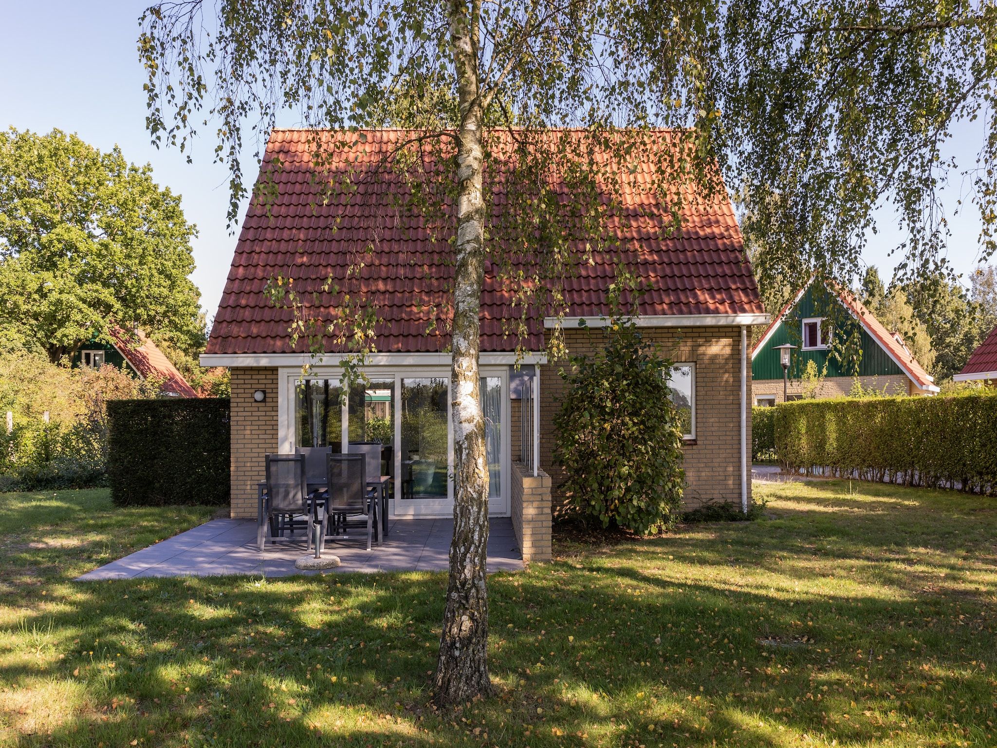 Het terras van Parc Duc de Brabant 4 in Diessen-Baarschot