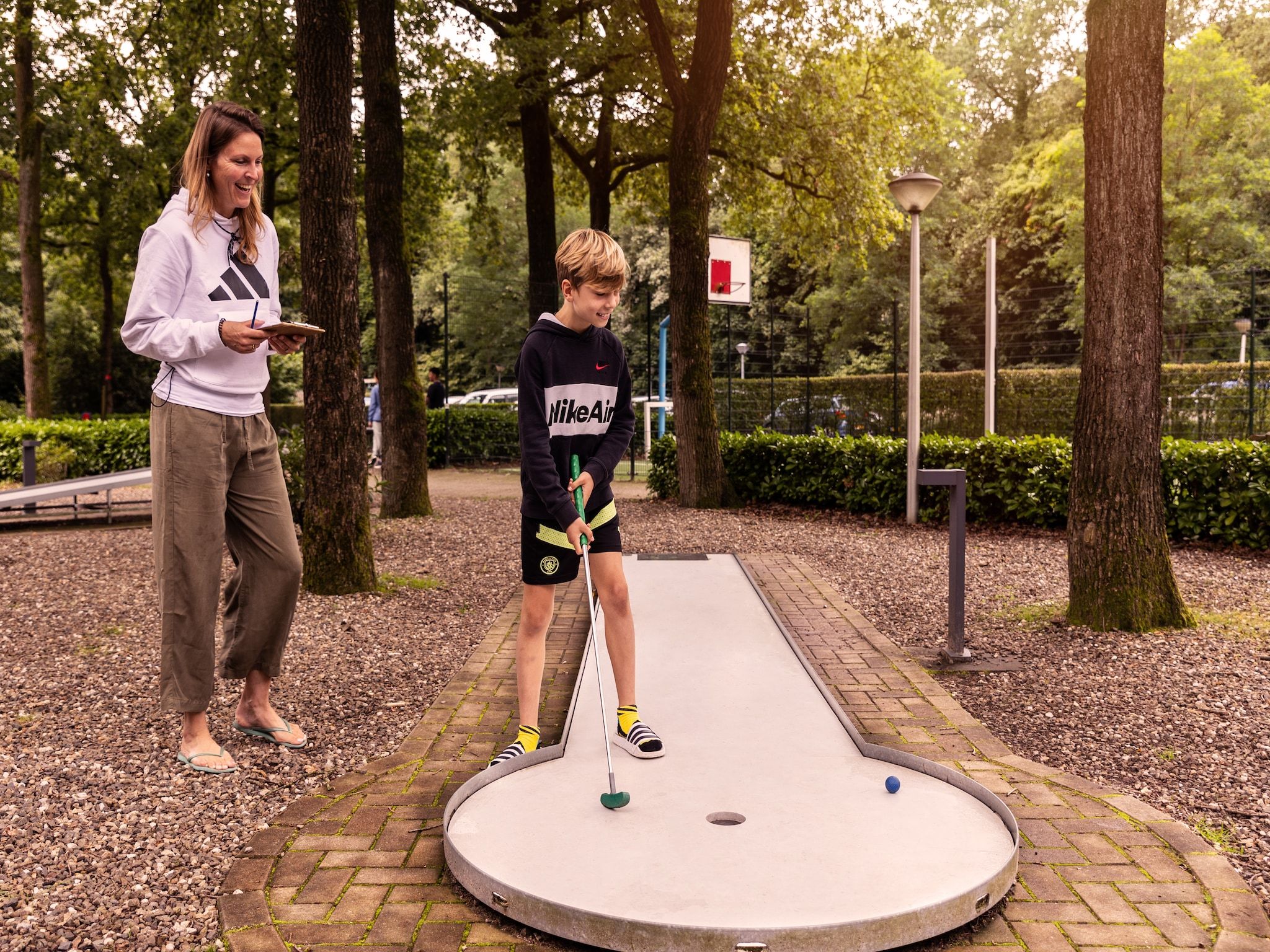 Parkfaciliteiten bij Parc Heihaas 1 in Putten