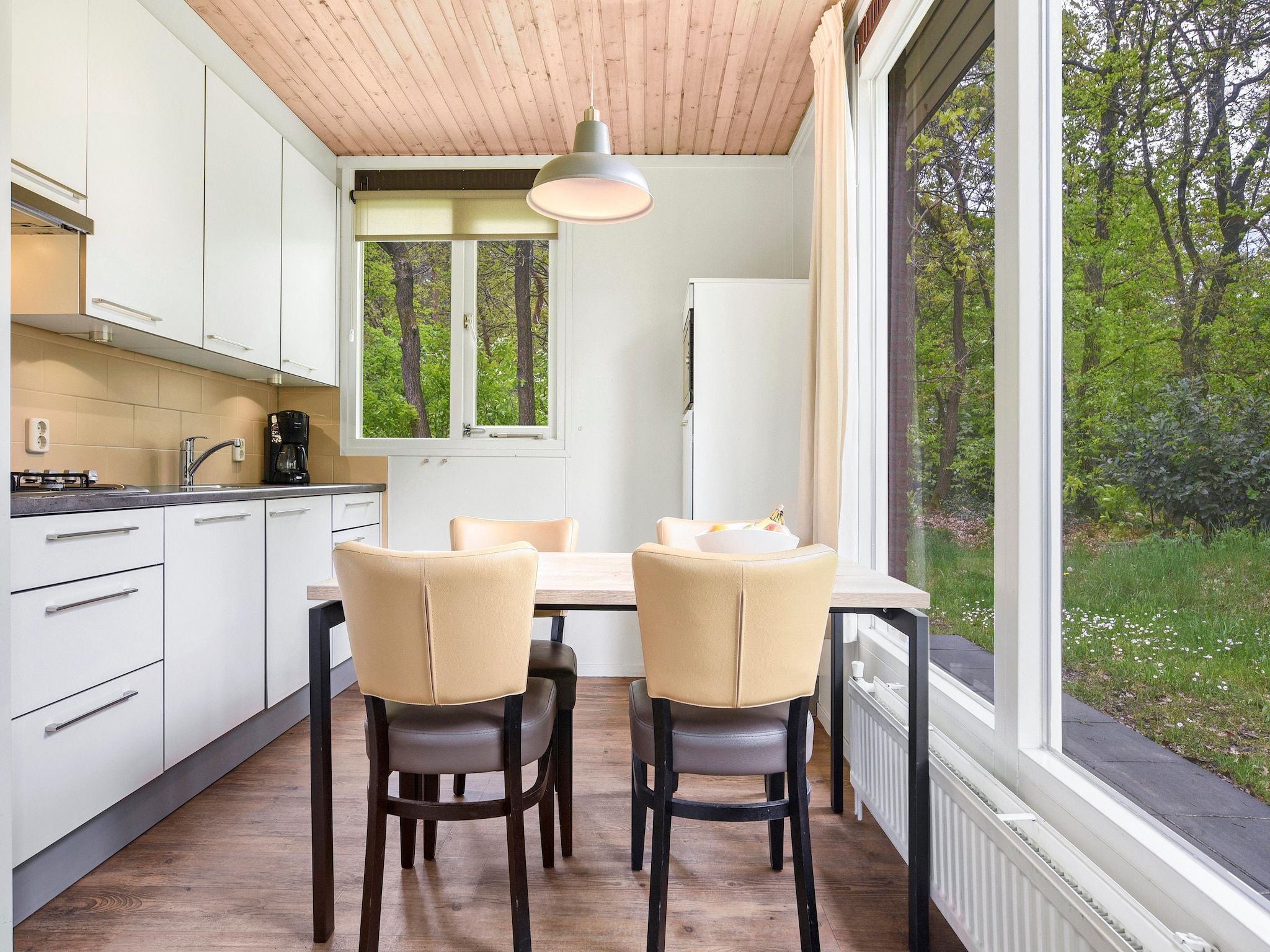 De keuken van Parc Heihaas 3 in Putten
