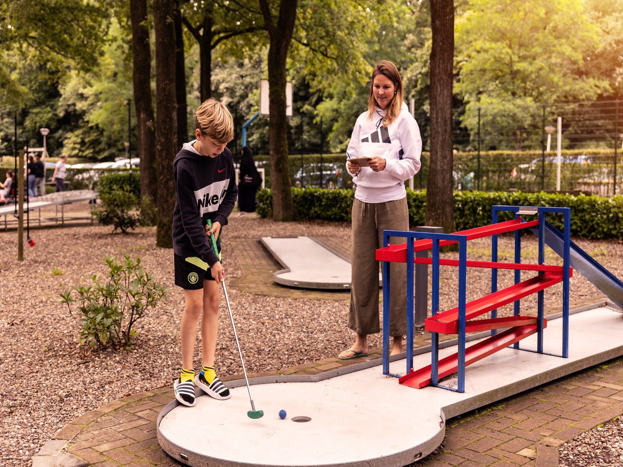 Parkfaciliteiten bij Parc Heihaas 4 in Putten