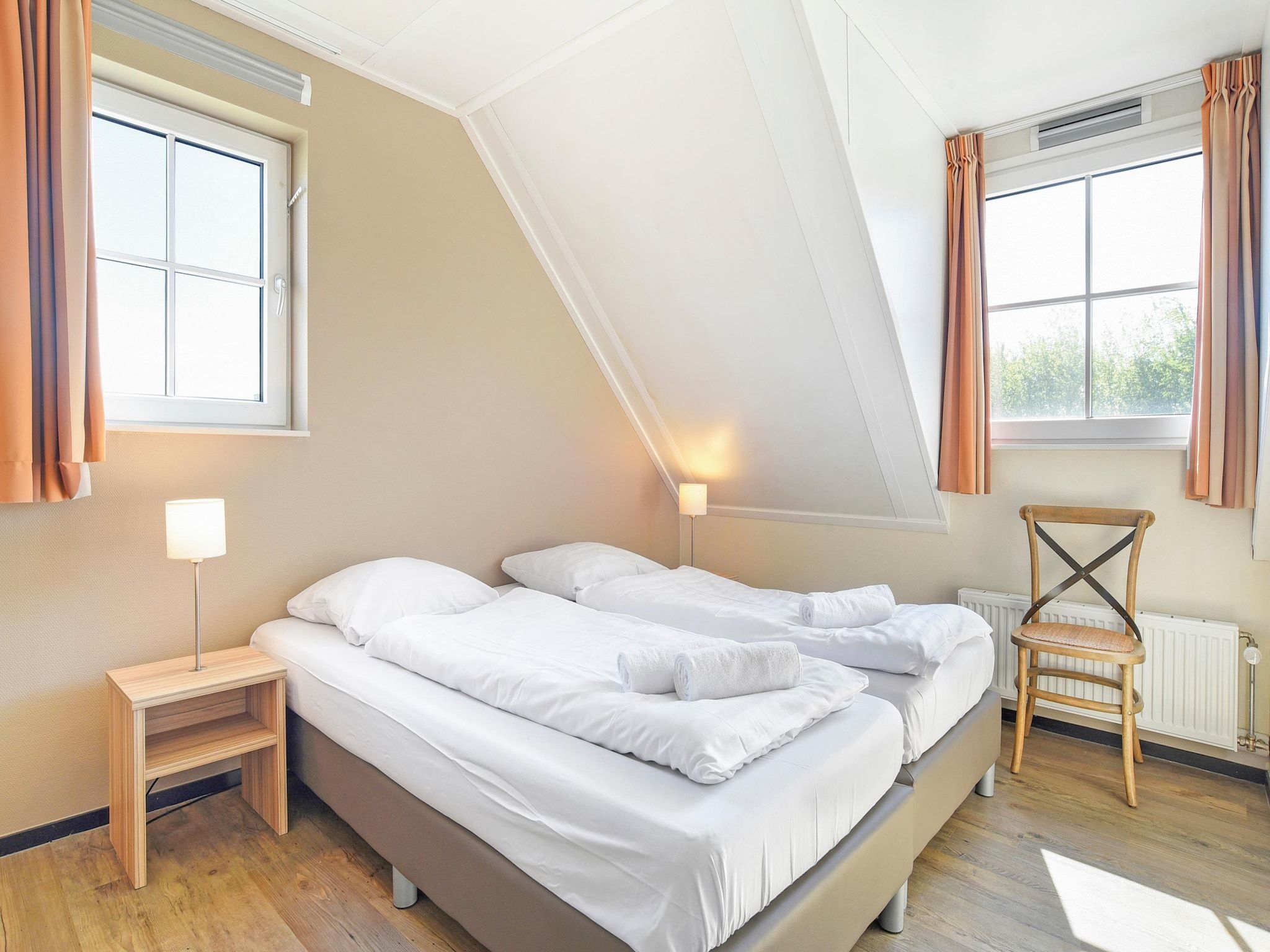 Een slaapkamer van Strand Resort Nieuwvliet-Bad 1 in Nieuwvliet
