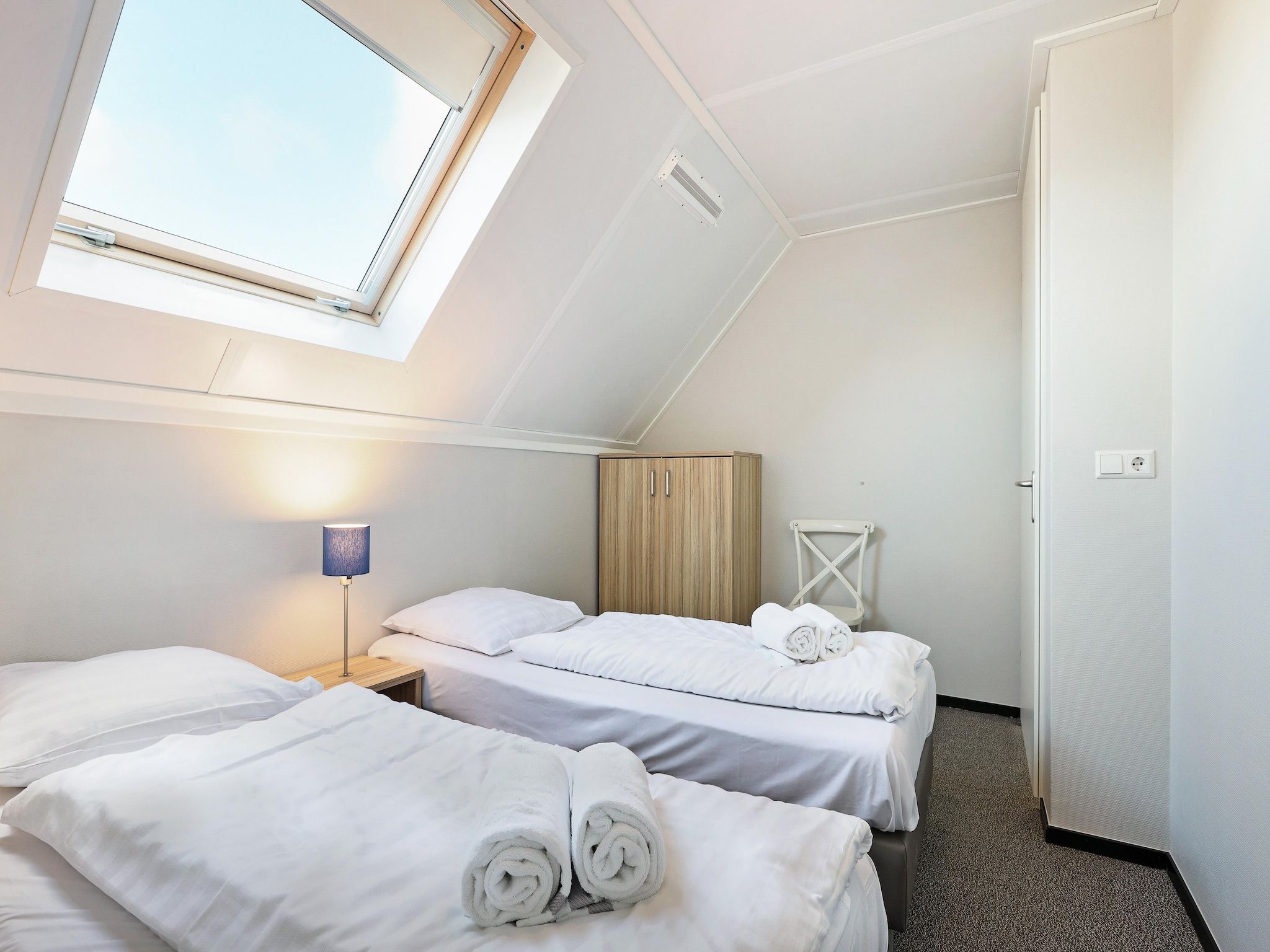 Een slaapkamer van Strand Resort Nieuwvliet-Bad 2 in Nieuwvliet