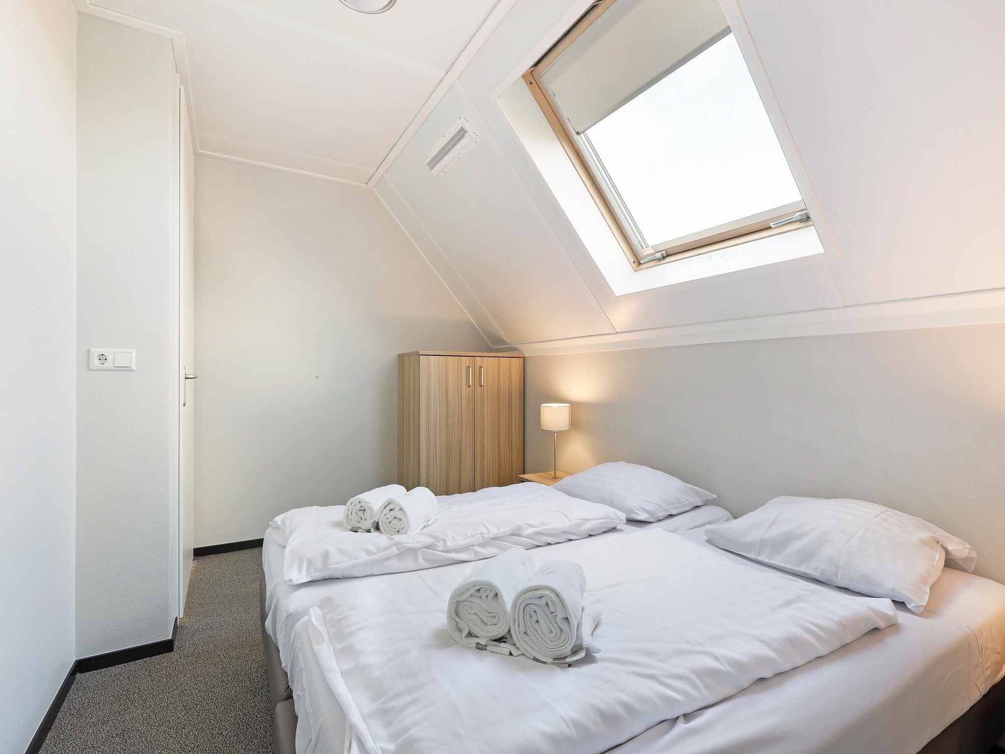 Een slaapkamer van Strand Resort Nieuwvliet-Bad 2 in Nieuwvliet