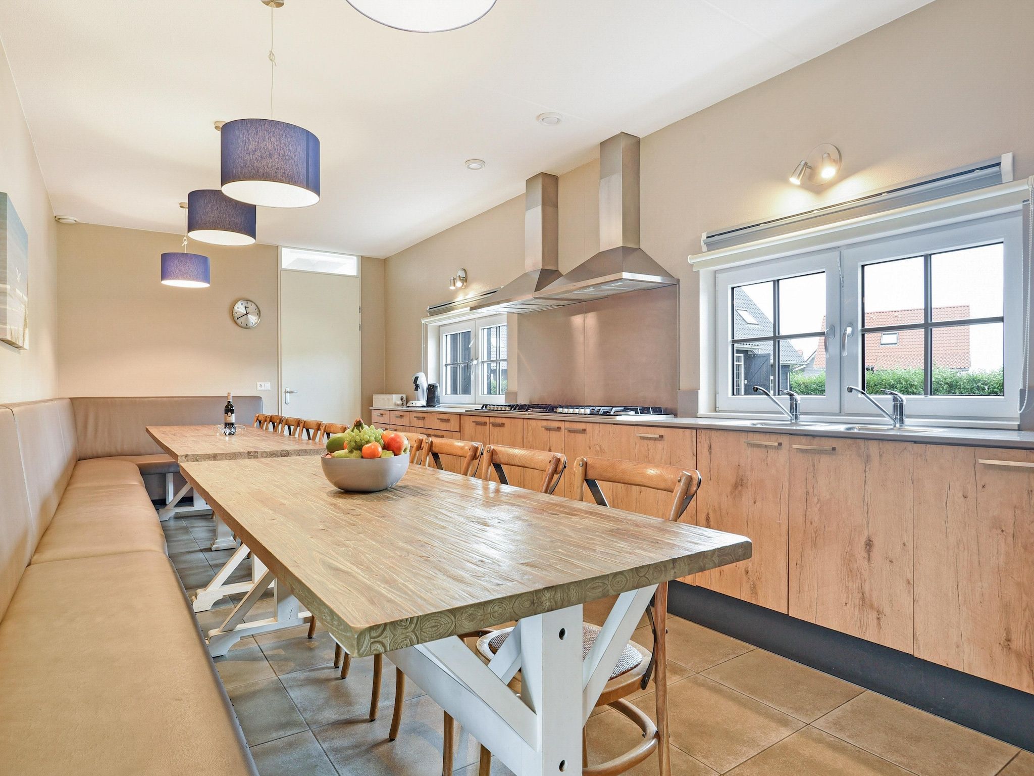 De keuken van Strand Resort Nieuwvliet-Bad 4 in Nieuwvliet