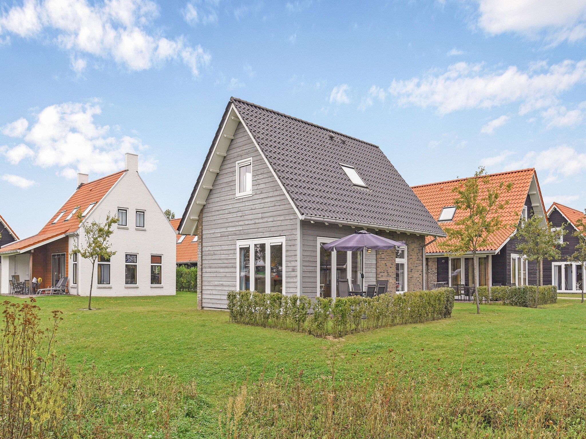 De buitenkant van Strand Resort Nieuwvliet-Bad 9 in Nieuwvliet