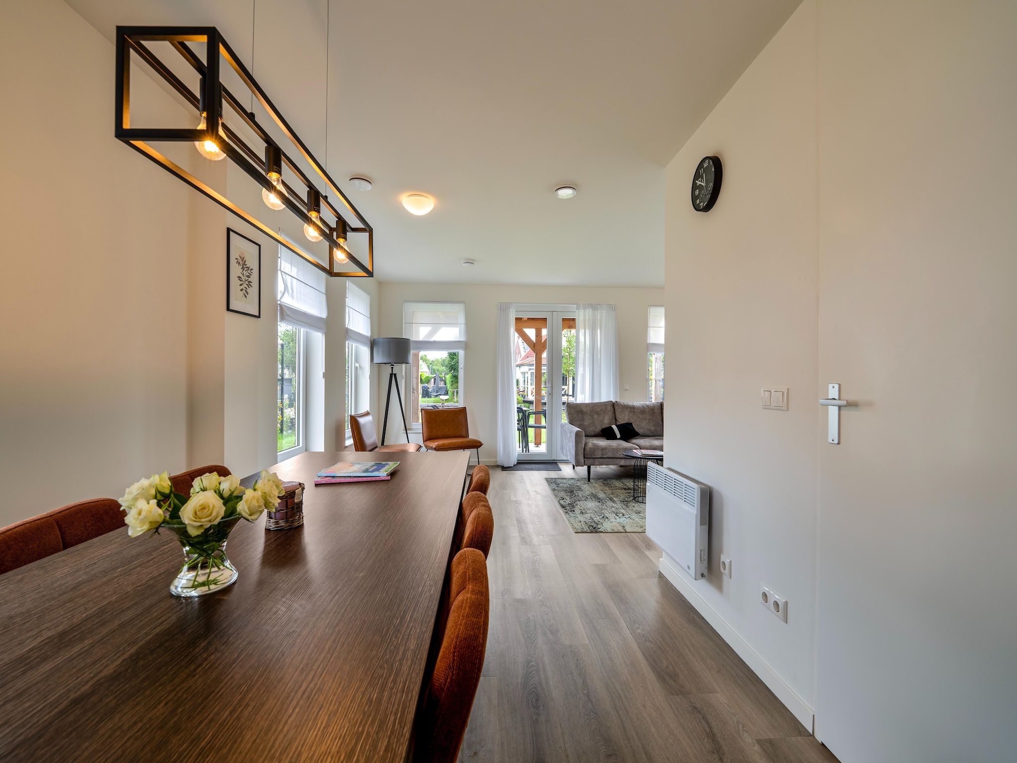 De eetkamer van Kuifduiker 115 in Simonshaven