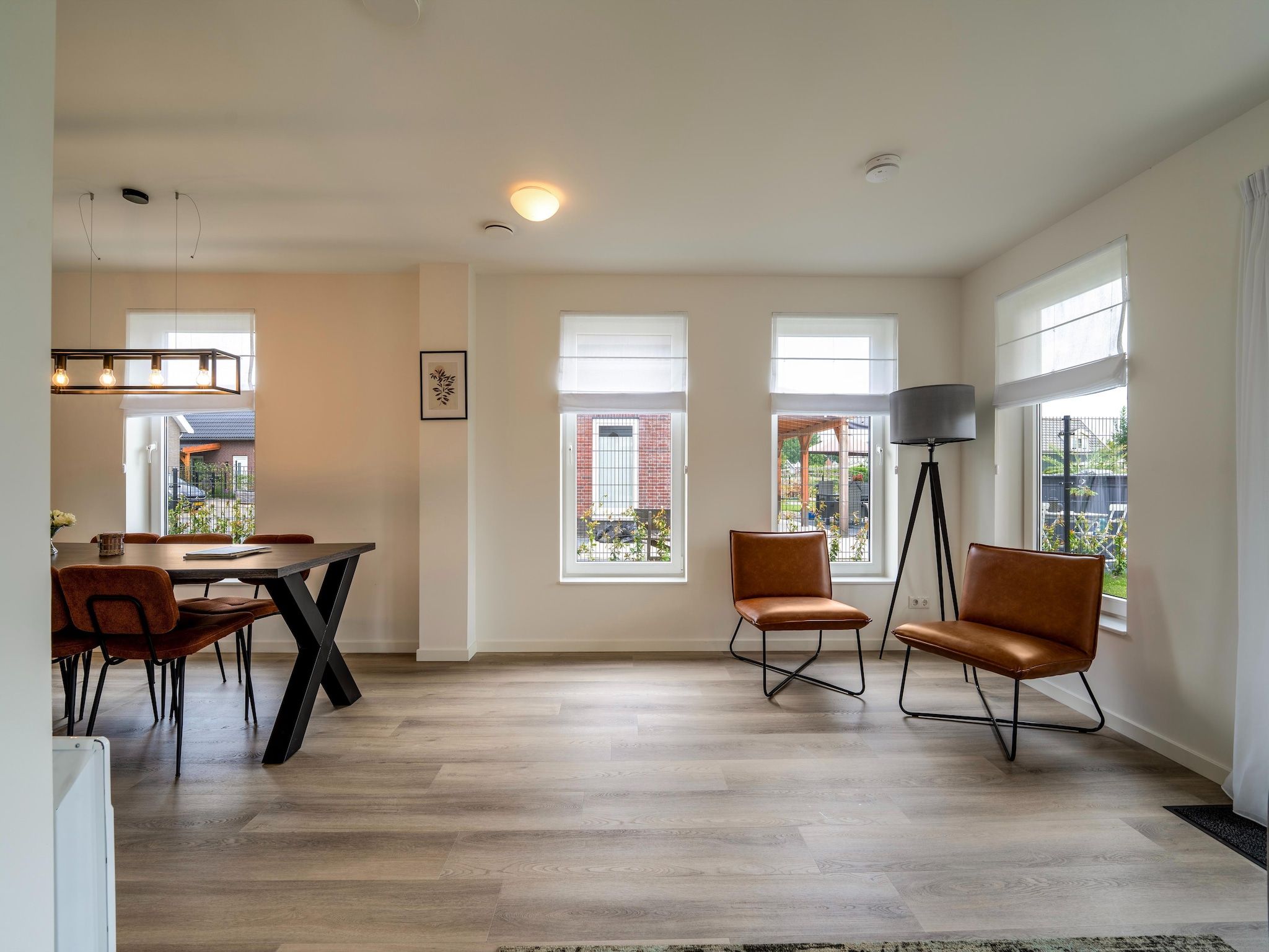 De eetkamer van Kuifduiker 115 in Simonshaven