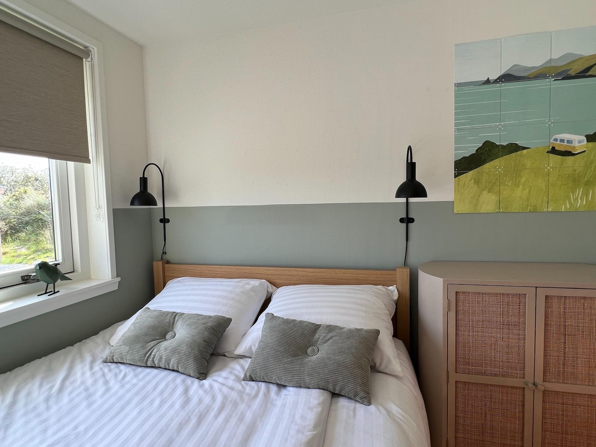 Een slaapkamer van 't Veldje in Den Hoorn