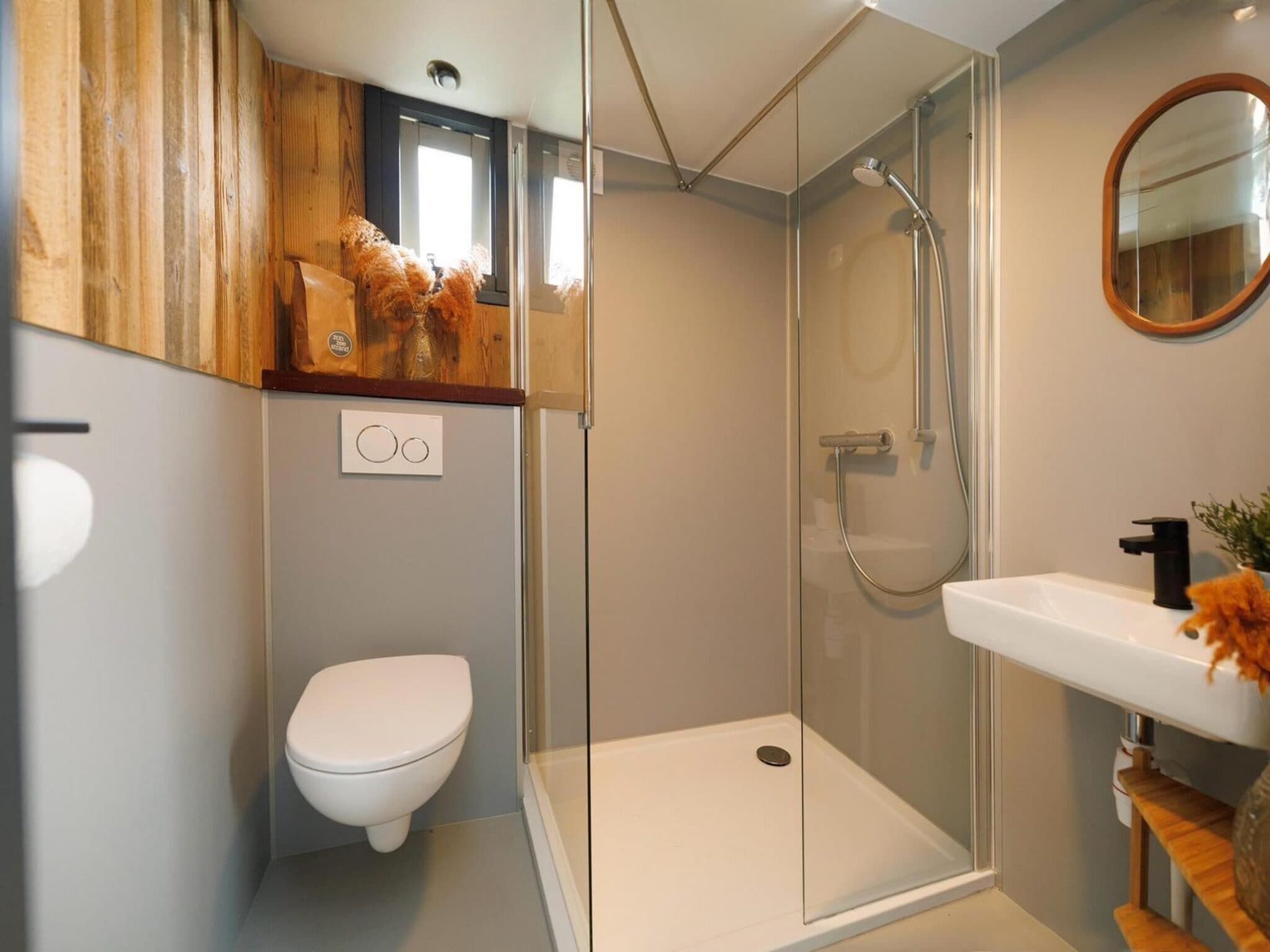 De badkamer van Reddingshuisje - Duynpark in Callantsoog