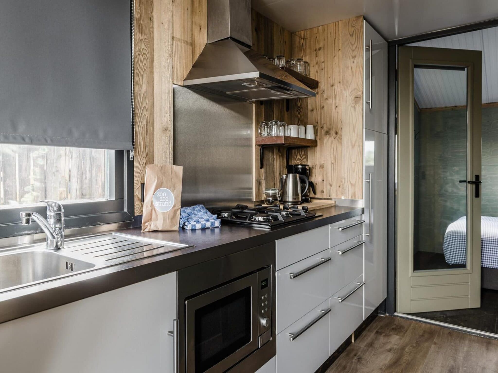 De keuken van Reddingshuisje - Duynpark in Callantsoog