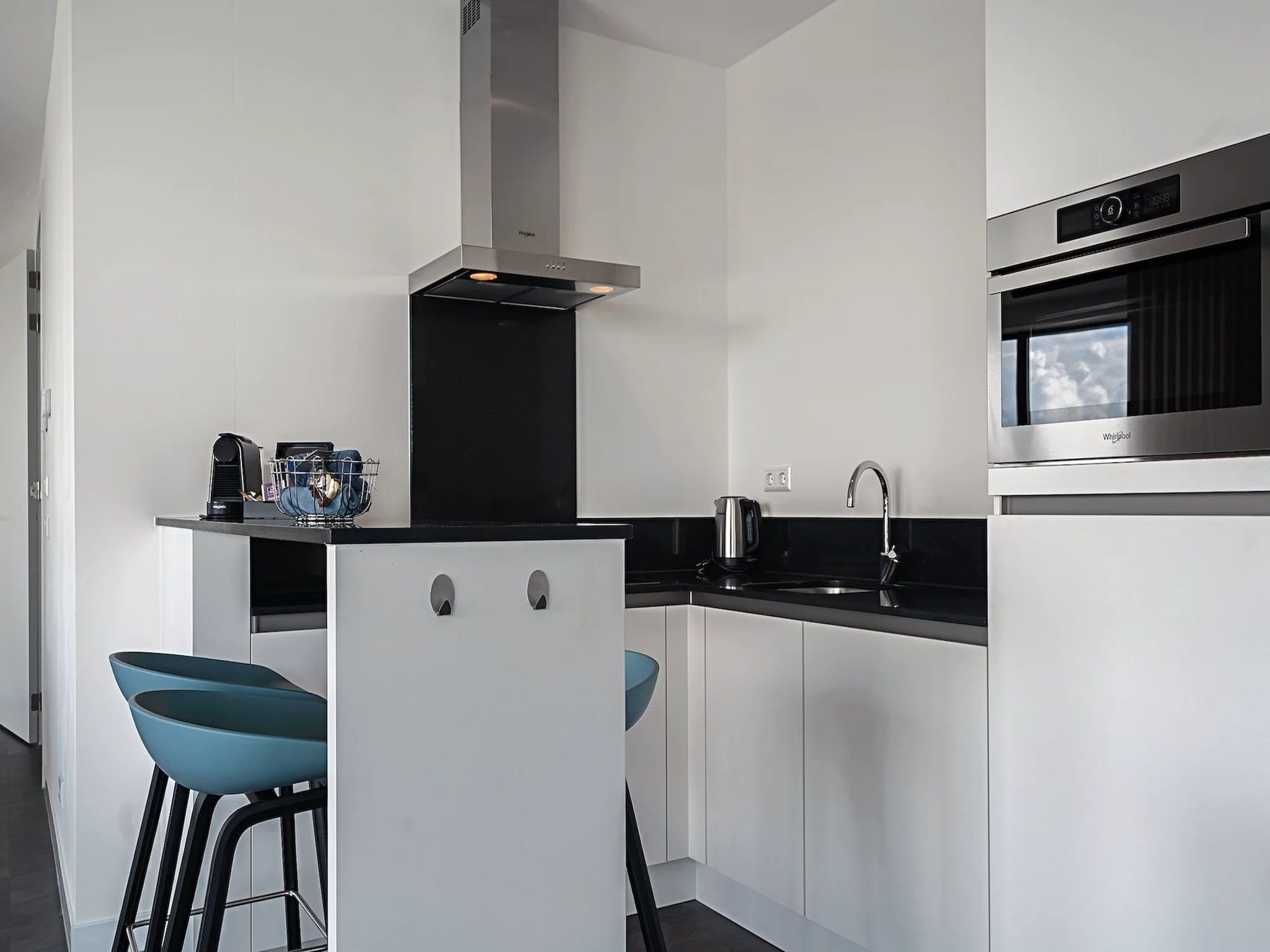 De keuken van Breskens Apartments & Penthouses 10 in Breskens