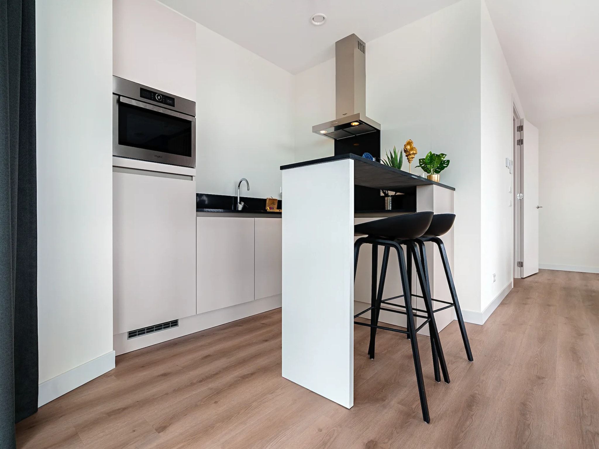 De keuken van Breskens Apartments & Penthouses 11 in Breskens