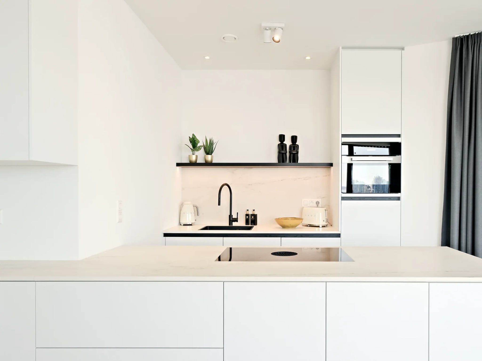 De keuken van Breskens Apartments & Penthouses 11 in Breskens