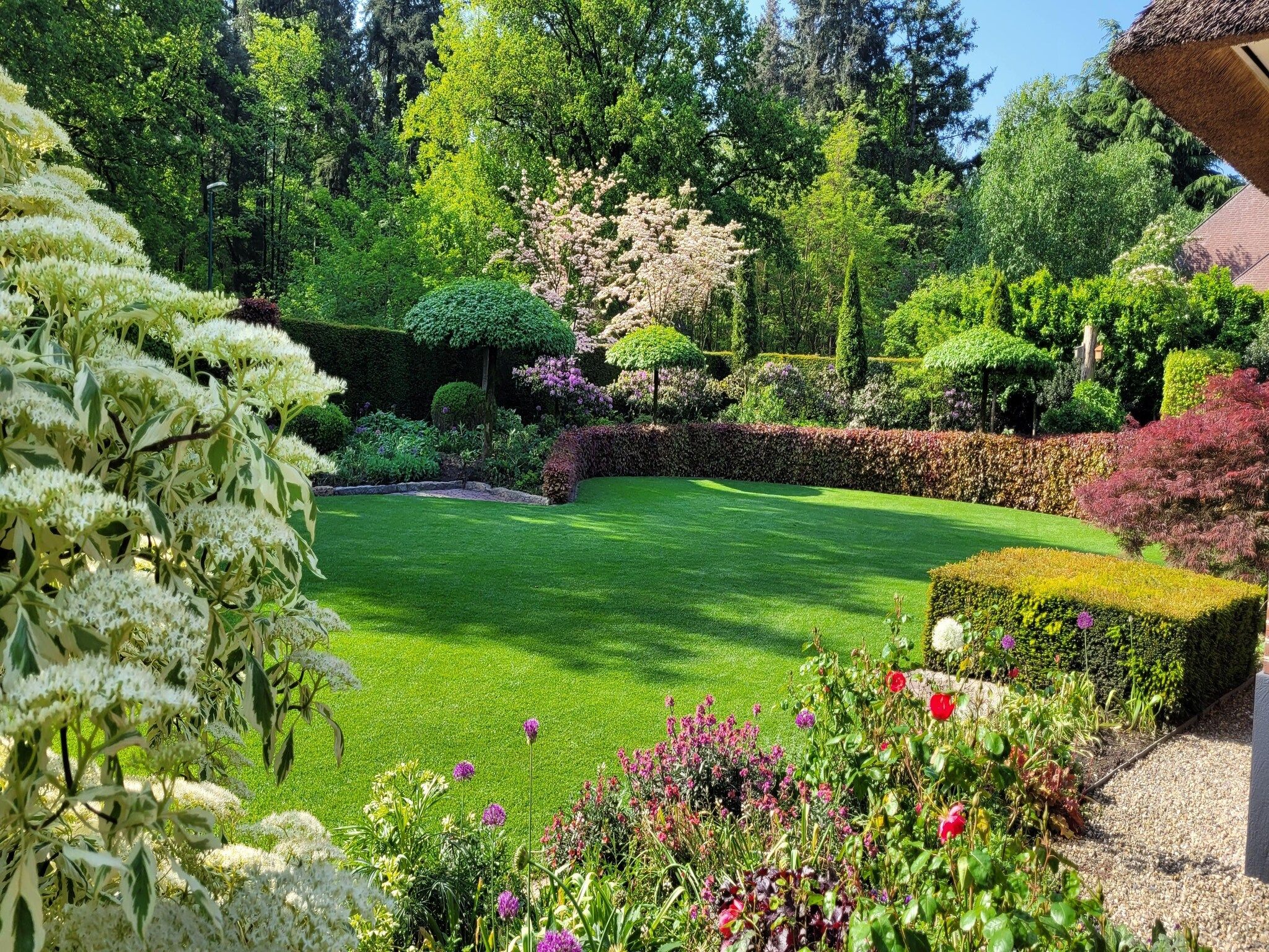 De tuin van B&B Overloon 4 Personen in Overloon