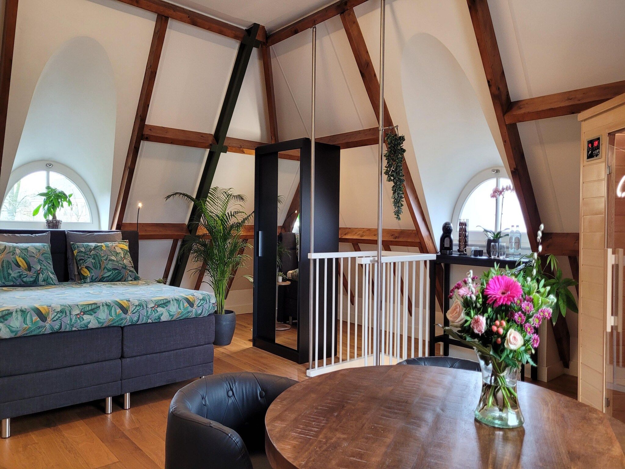Een slaapkamer van B&B Overloon 2 Personen in Overloon