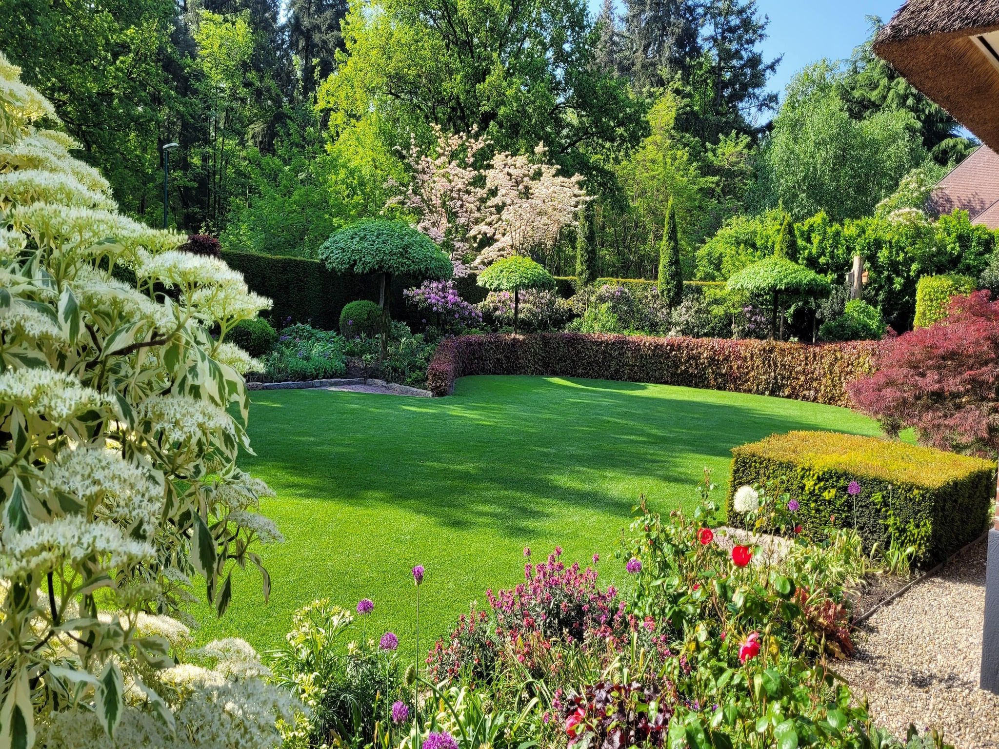 De tuin van B&B Overloon 2 Personen in Overloon
