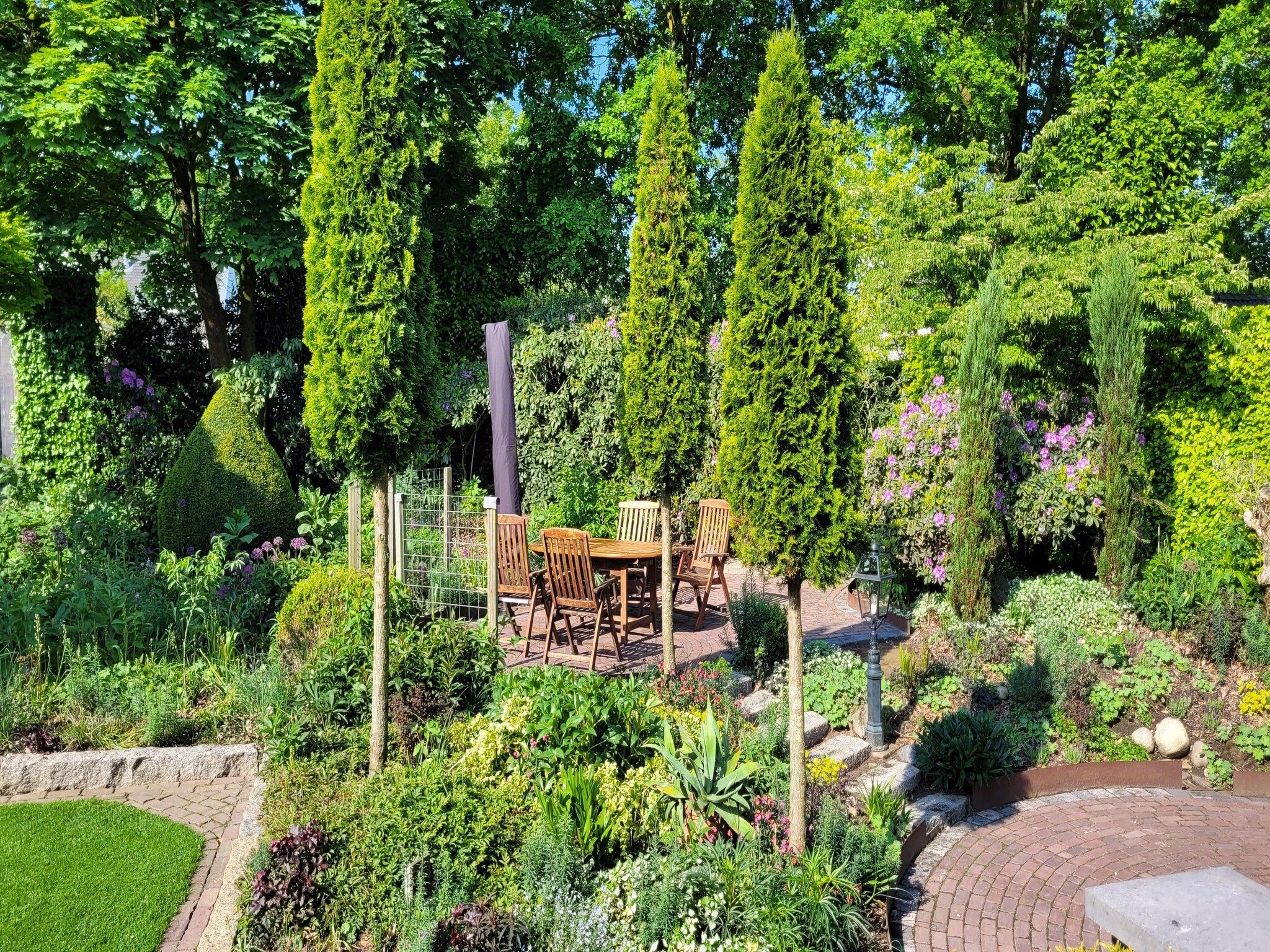 De tuin van B&B Overloon 2 Personen in Overloon