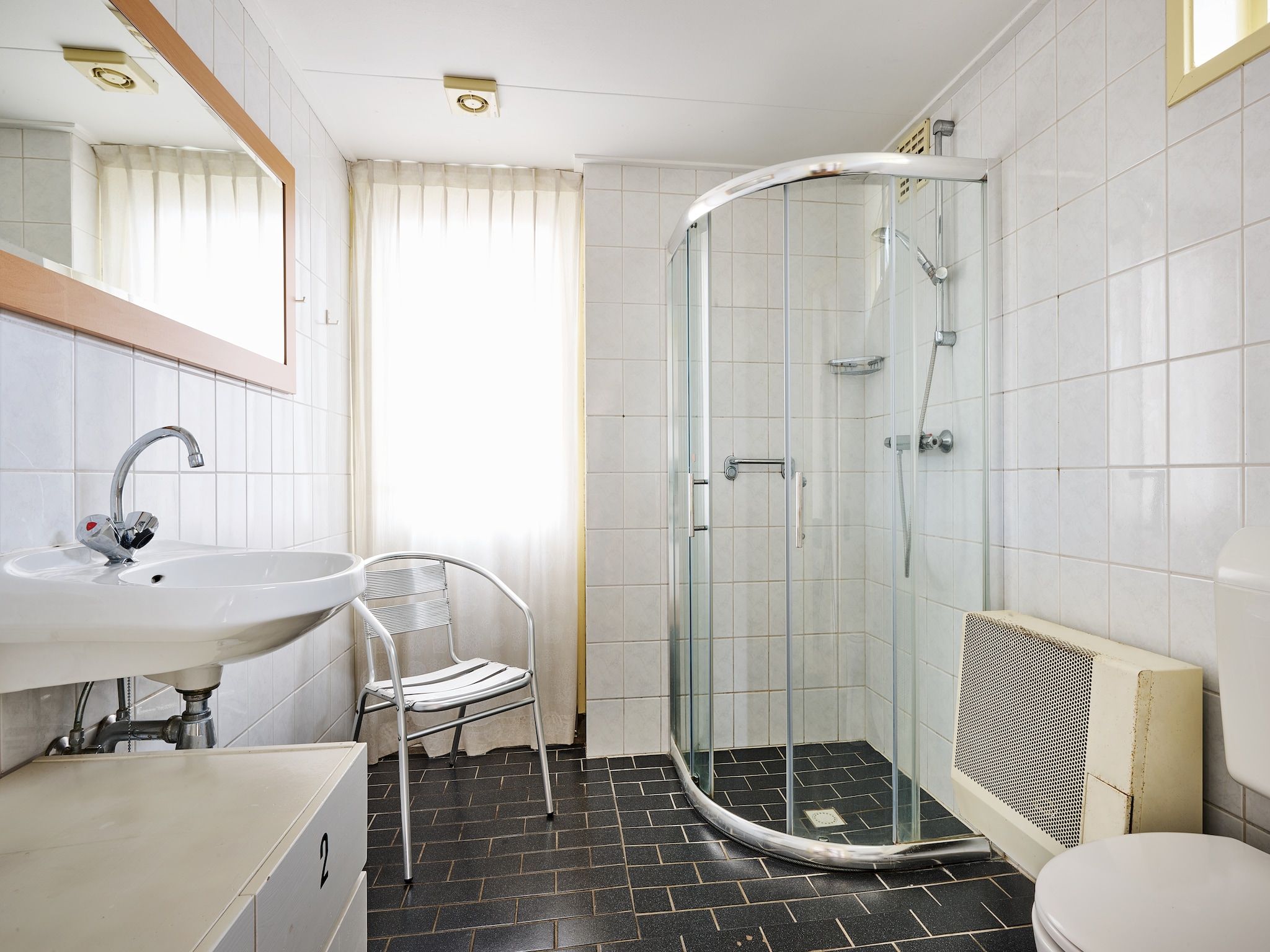 De badkamer van De Ploeg 6P in De Kiel