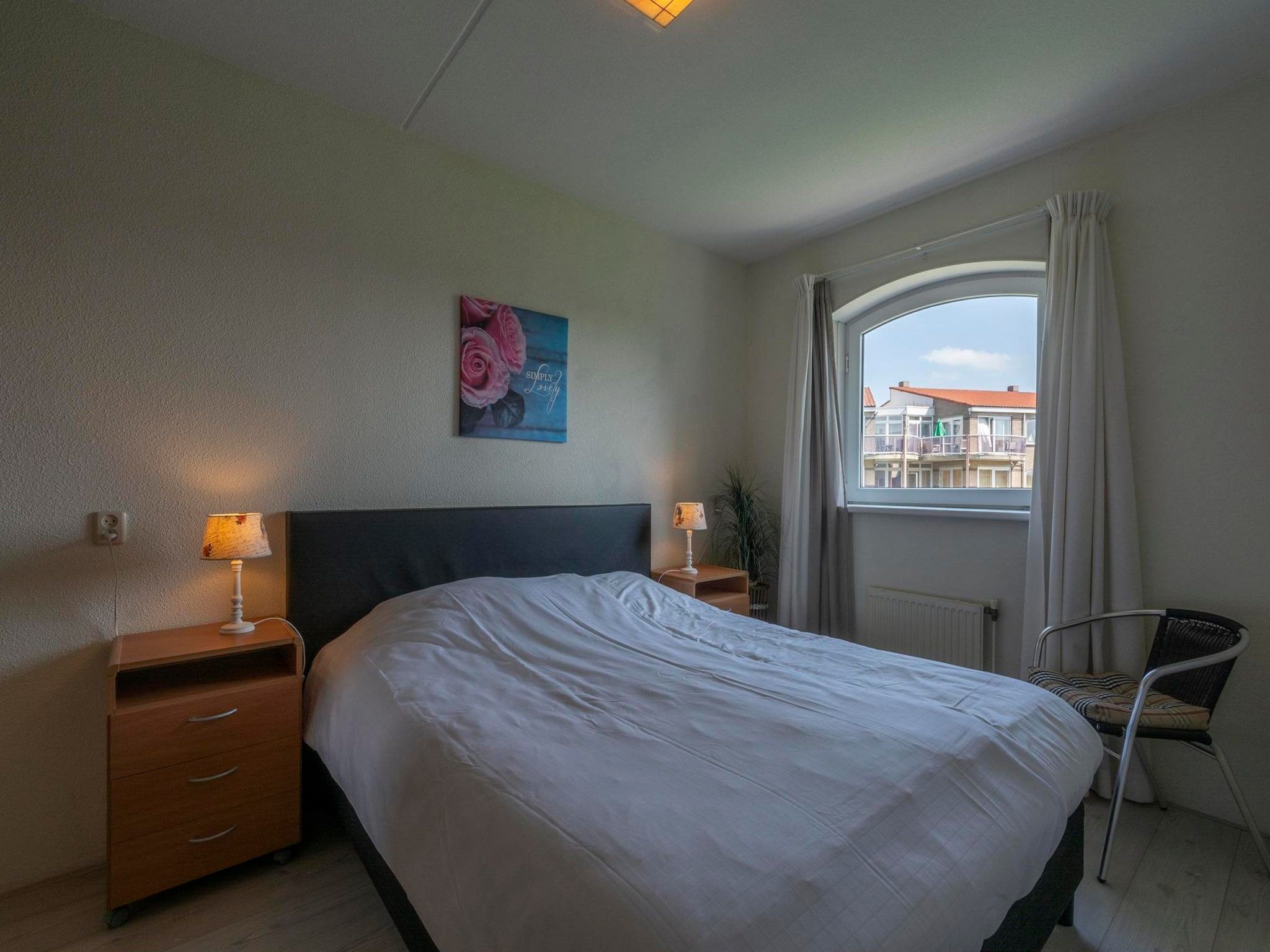 Een slaapkamer van Résidence Juliana 34 in Julianadorp aan Zee