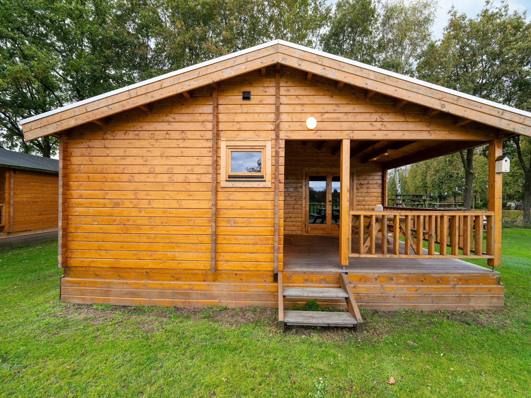 De buitenkant van Chalet Riga in Valkenswaard