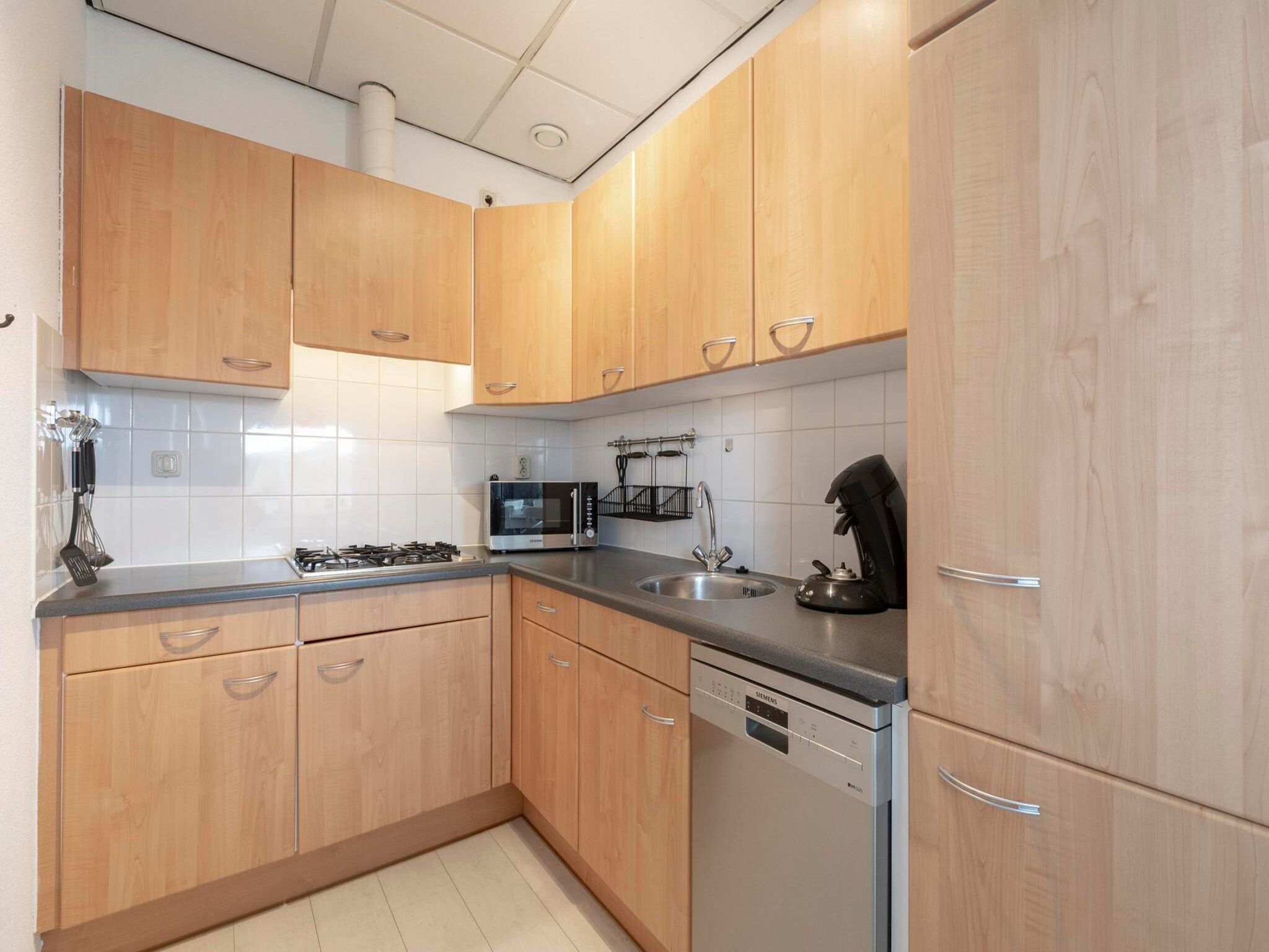 De keuken van Résidence Juliana 54 in Julianadorp aan Zee