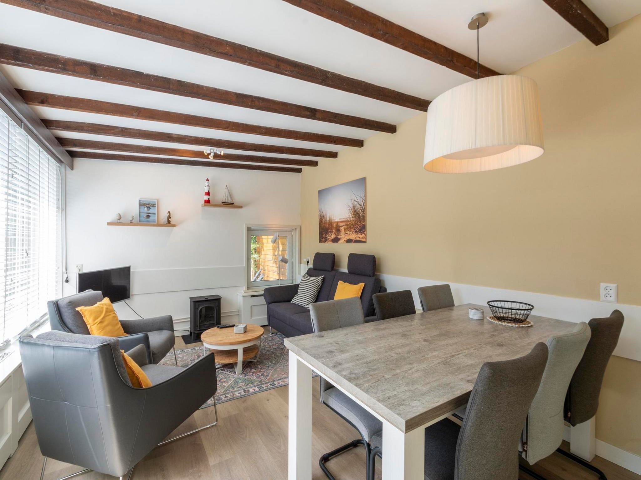 De woonkamer van Duinland 197 in Sint Maartenszee