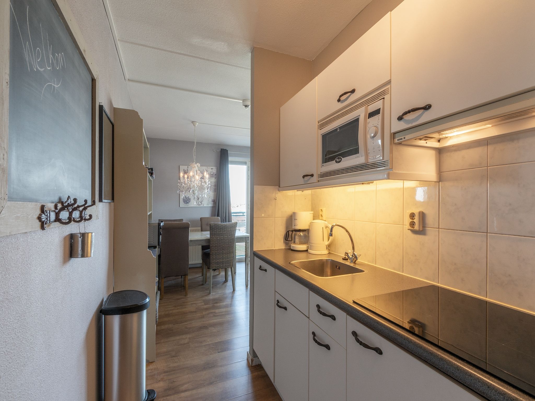 De keuken van Strandslag 193 in Julianadorp aan Zee