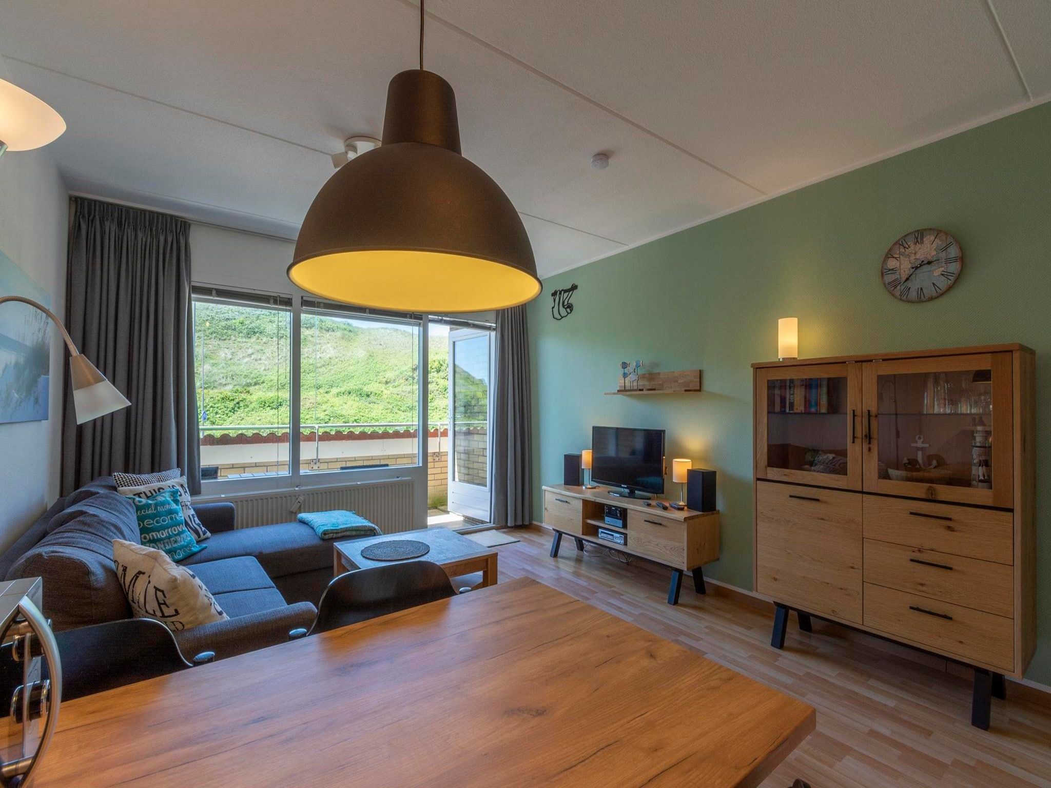 De woonkamer van Beach Appartement 25 in Callantsoog