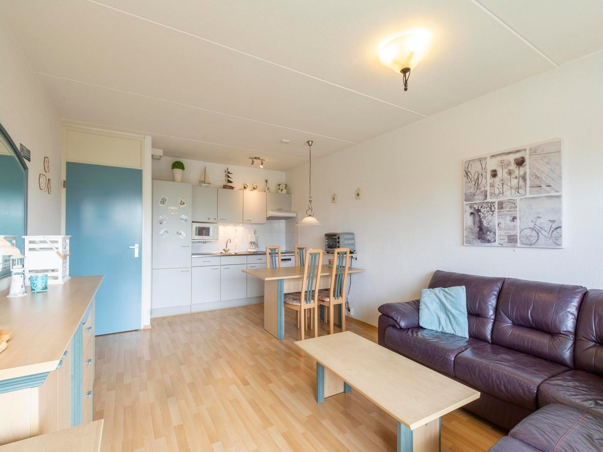 De woonkamer van Beach Appartement 29 in Callantsoog