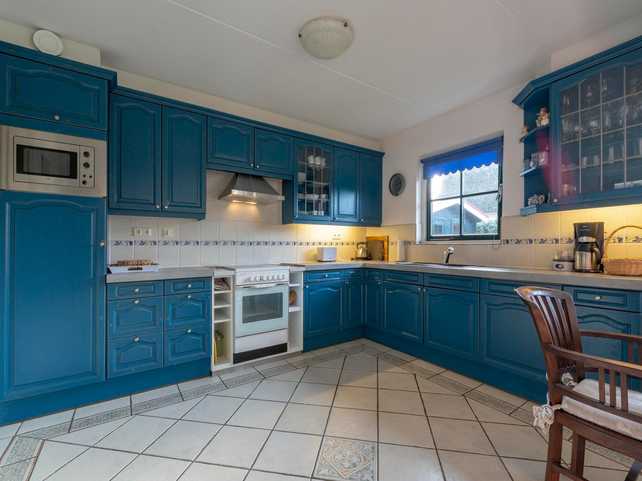 De keuken van De Buitenplaats 145 in Callantsoog