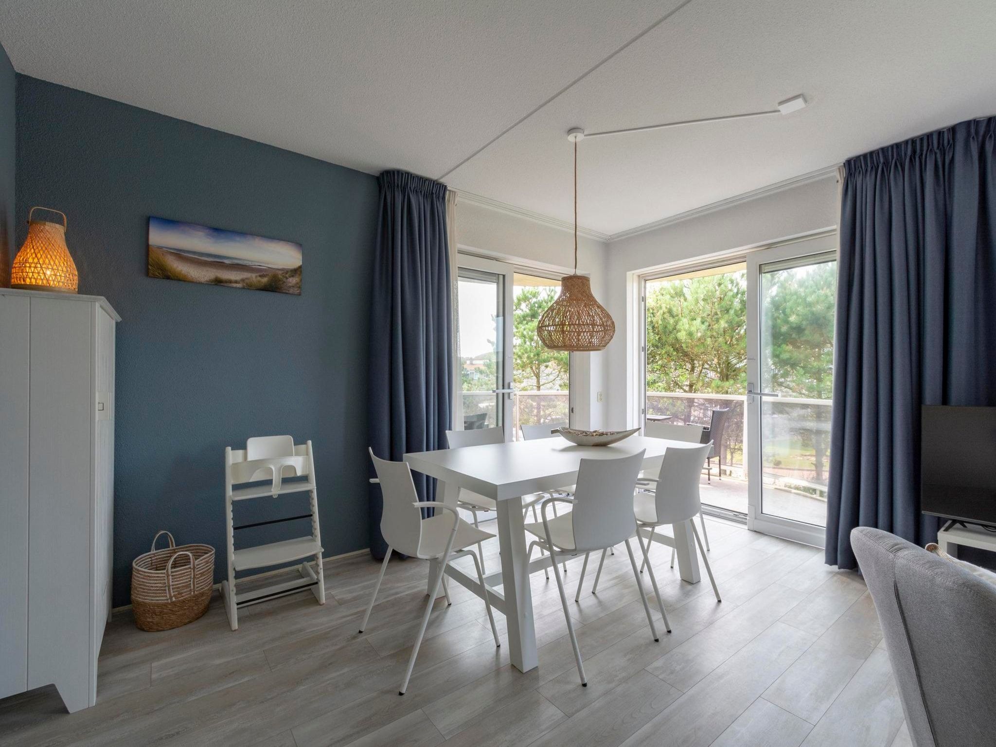 De eetkamer van Résidence Juliana 58 in Julianadorp aan Zee